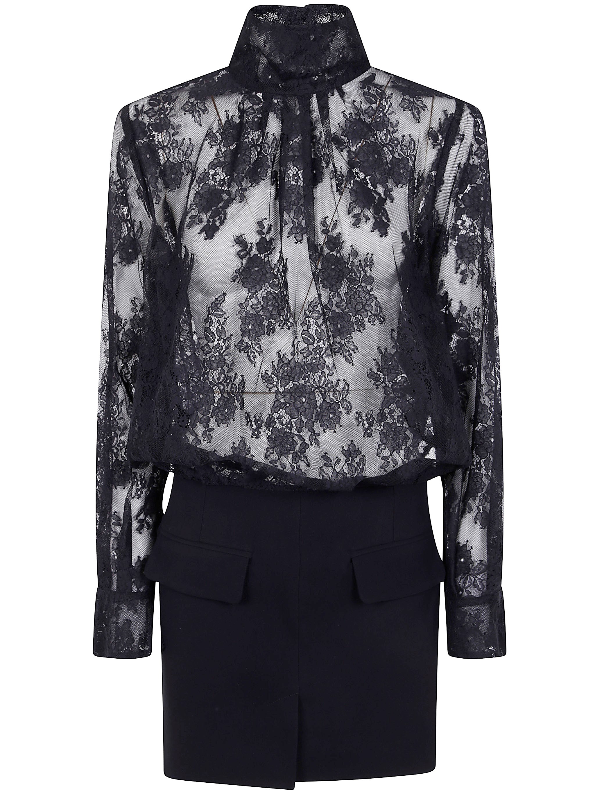 Semicouture "blanca" Dress In Black