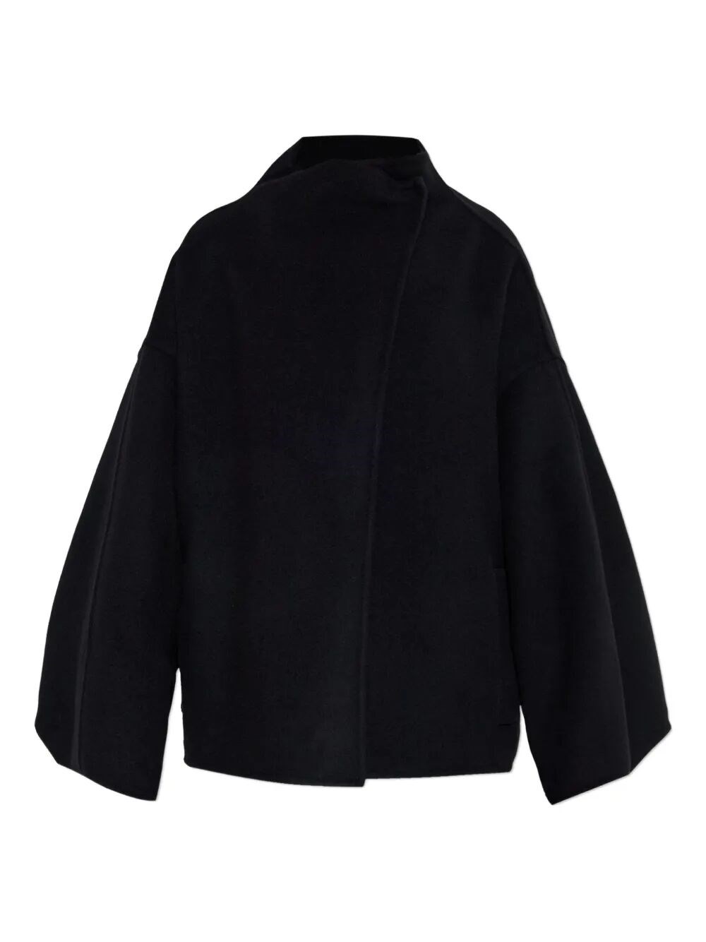 Darkpark "north Midioversize" Cashmere Wool Jacket In Black