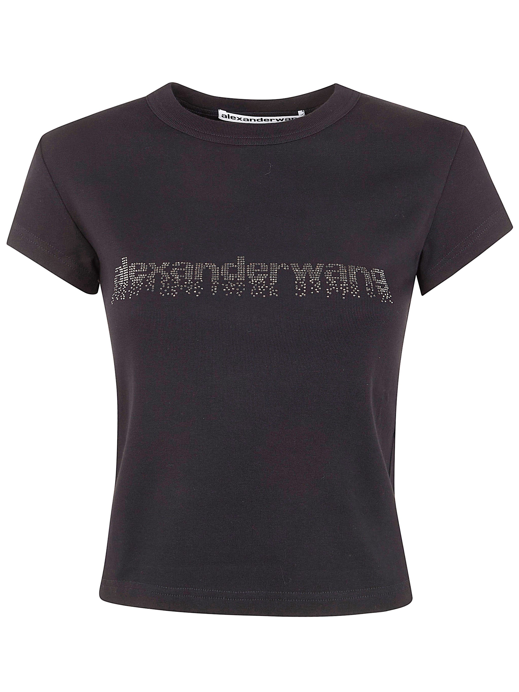 ALEXANDER WANG "Baby" Tee With "Hotfix Graphic" T-Shirt
