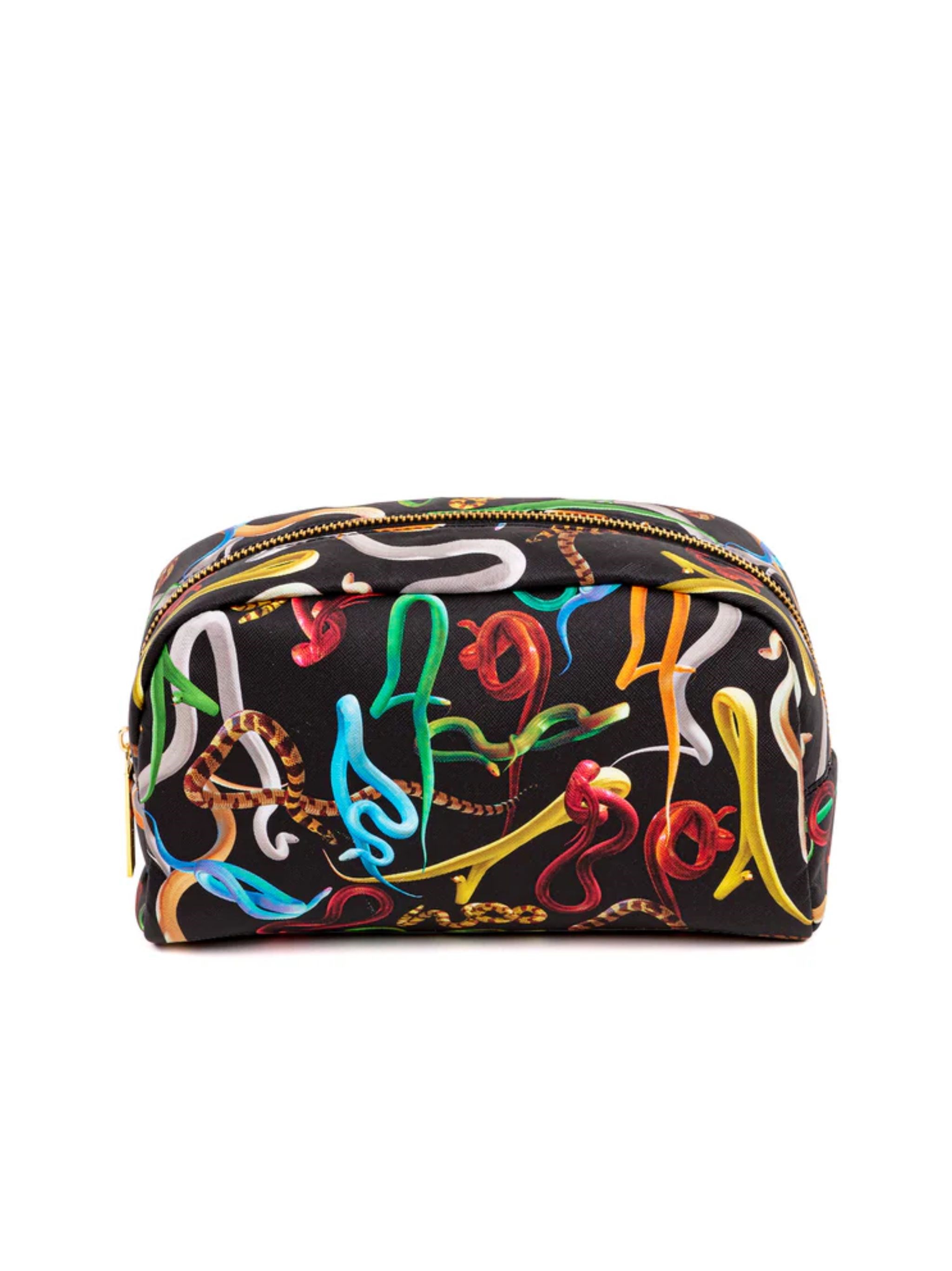 Gentryportofino "toiletpaper" Printed Beautycase Cm 23 X 8 H 13 Snakes