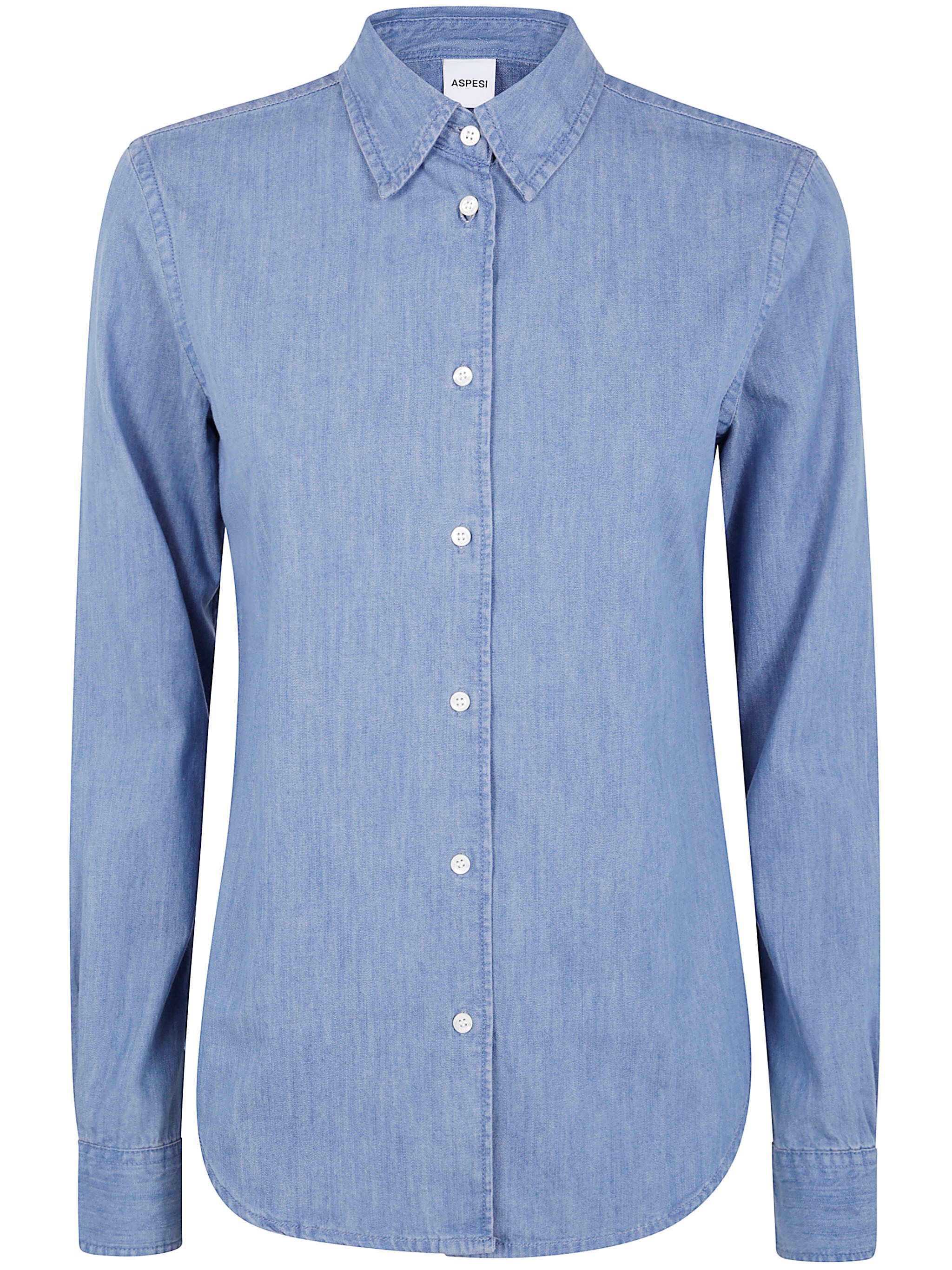 Aspesi Denim Shirt In Blue