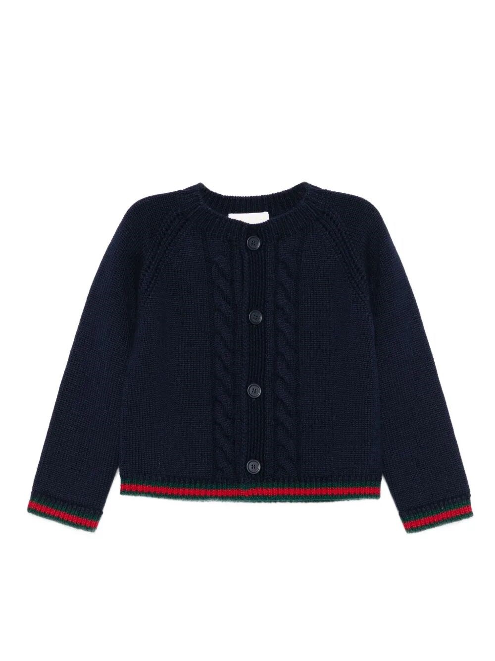GUCCI KIDS Baby Long Sleeves Cardigan Wool Plain Stretch Wool
