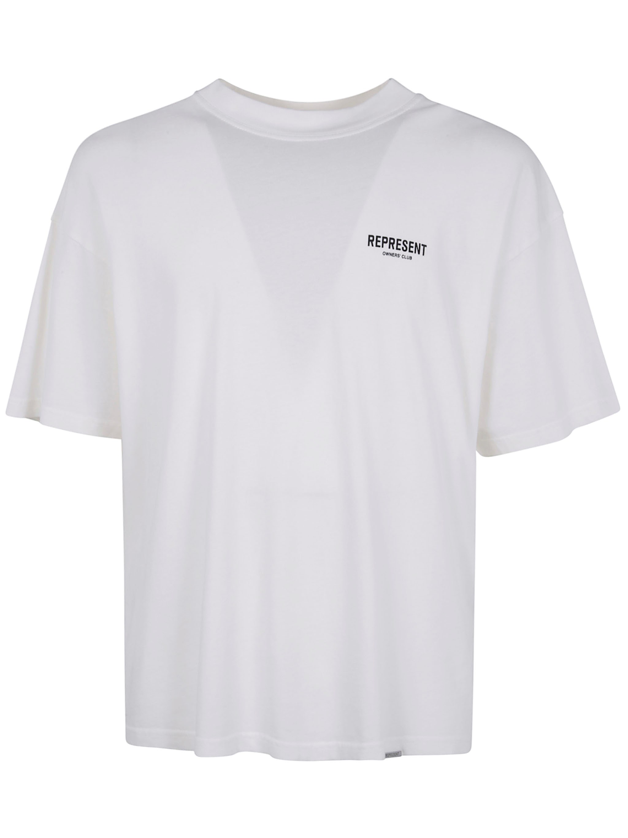 Represent Cotton Logo T-shirt In White