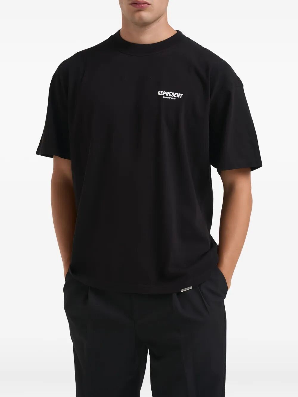 Represent Owners Club Crewneck T-shirt In Black
