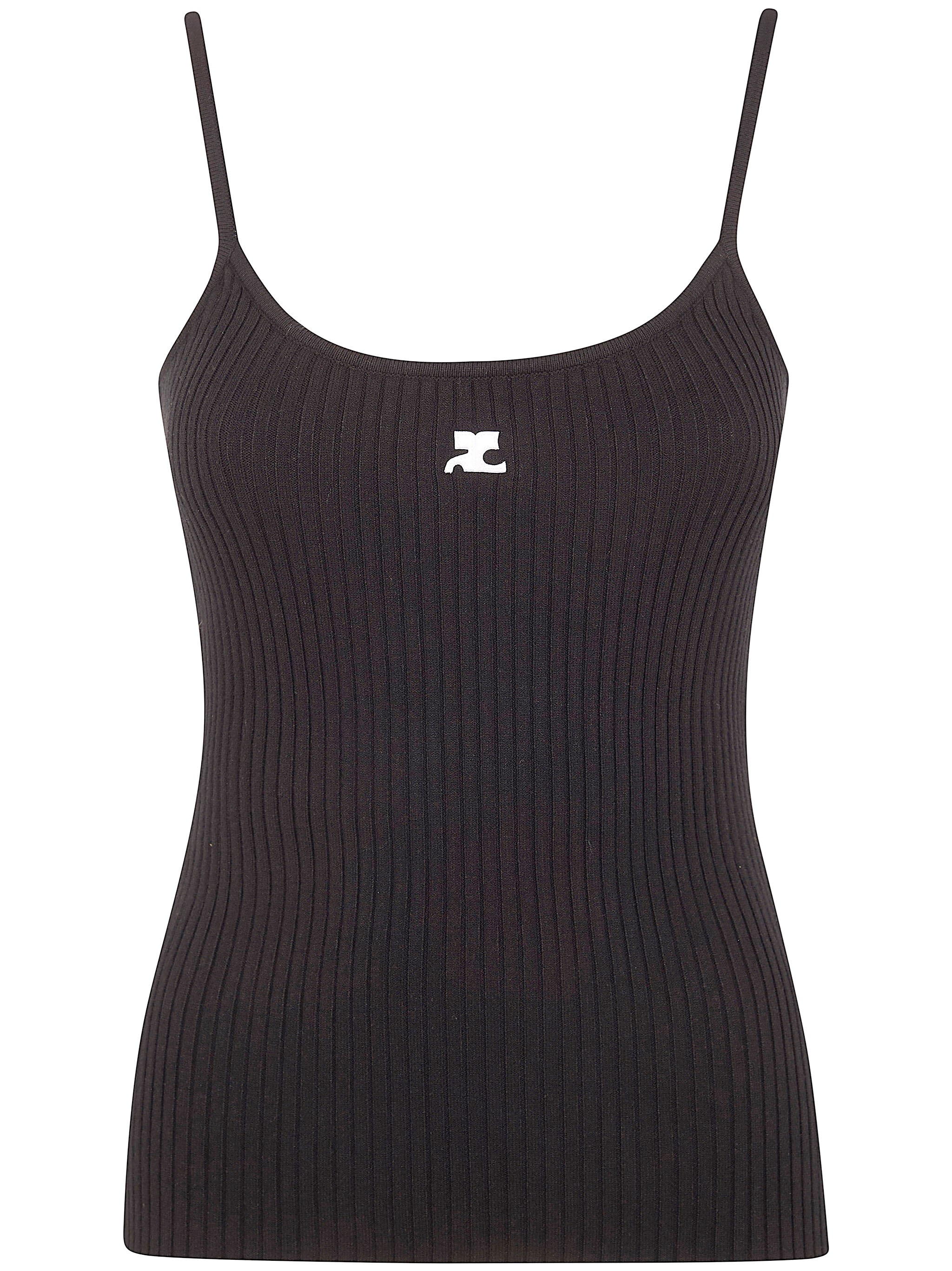 COURREGES "Reedition" Knit Tank Top