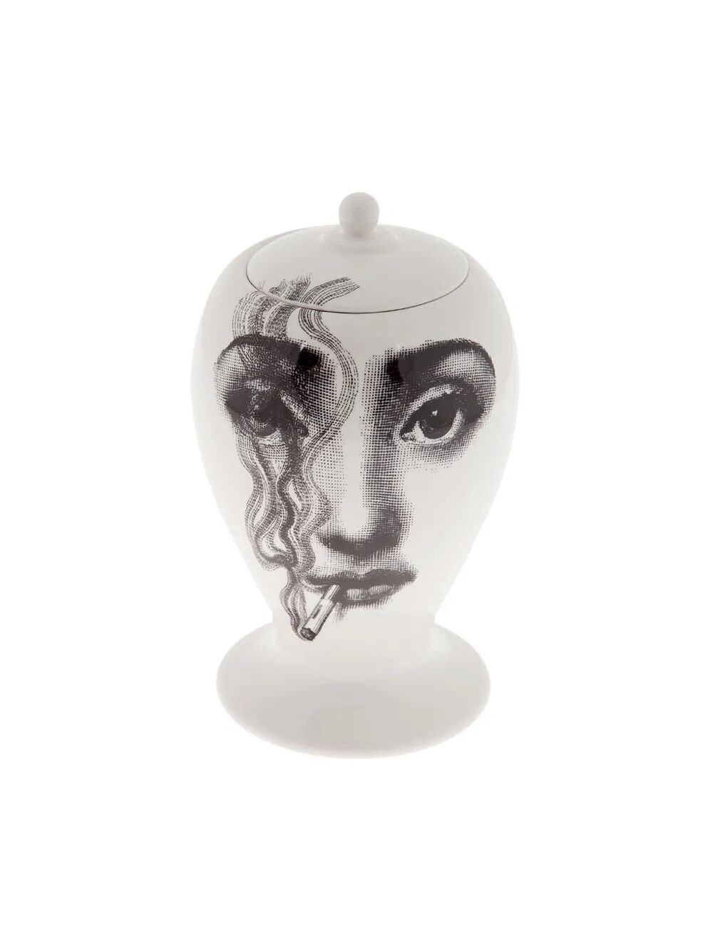 FORNASETTI "Smoking Is Bad" Vase
