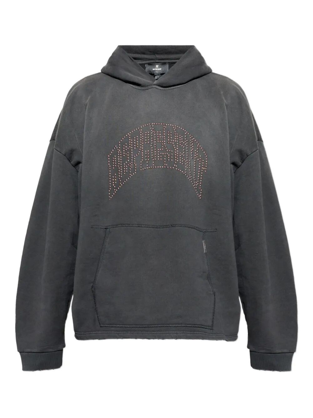 Represent Studded Hooded Knitwear In Black
