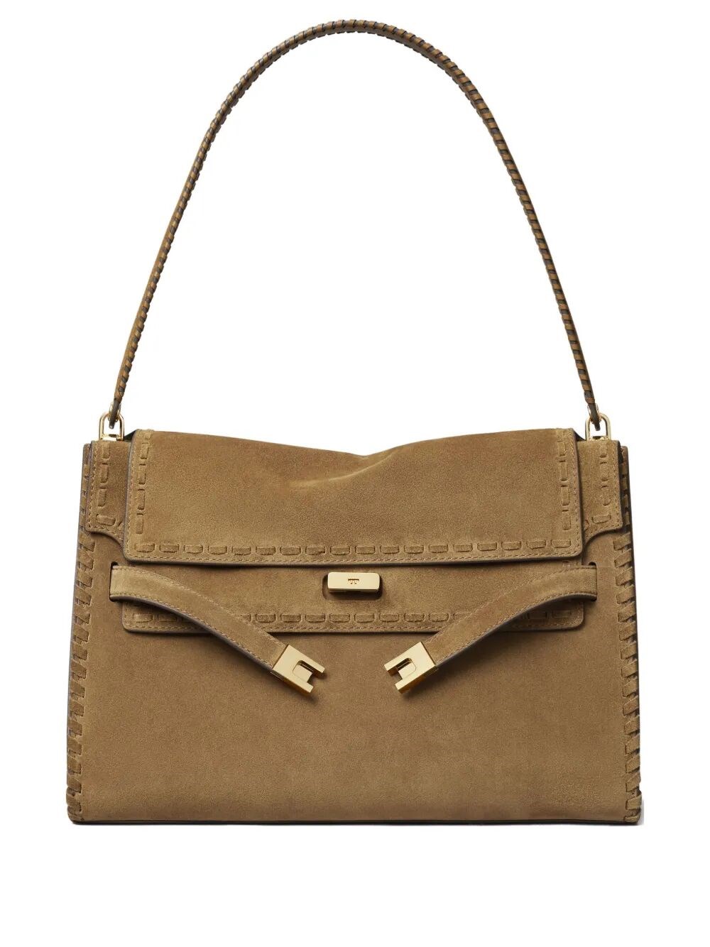 Sac à épaule Tory Burch Lee Radziwill en daim