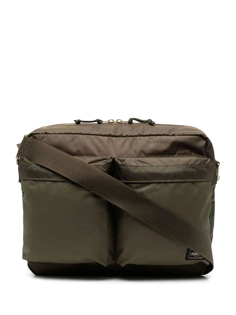 Yoshida Porter 'force' Shoulder Bag In Green