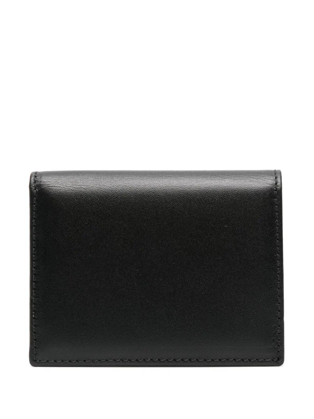 Erika Cavallini "classic Leather Line A 70x105 Mm" Wallet In Black