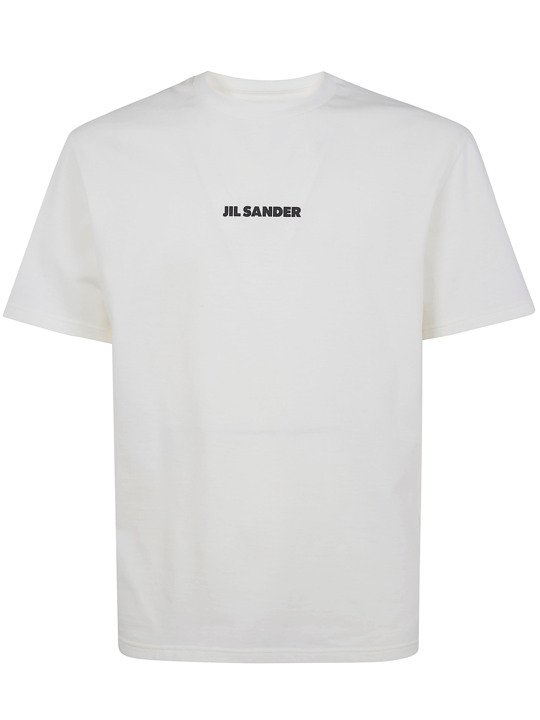 JIL SANDER Crewneck Short Sleeves Logo T-Shirt　JIL SANDER(ジルサンダー) クルーネック半袖ロゴTシャツ JIL