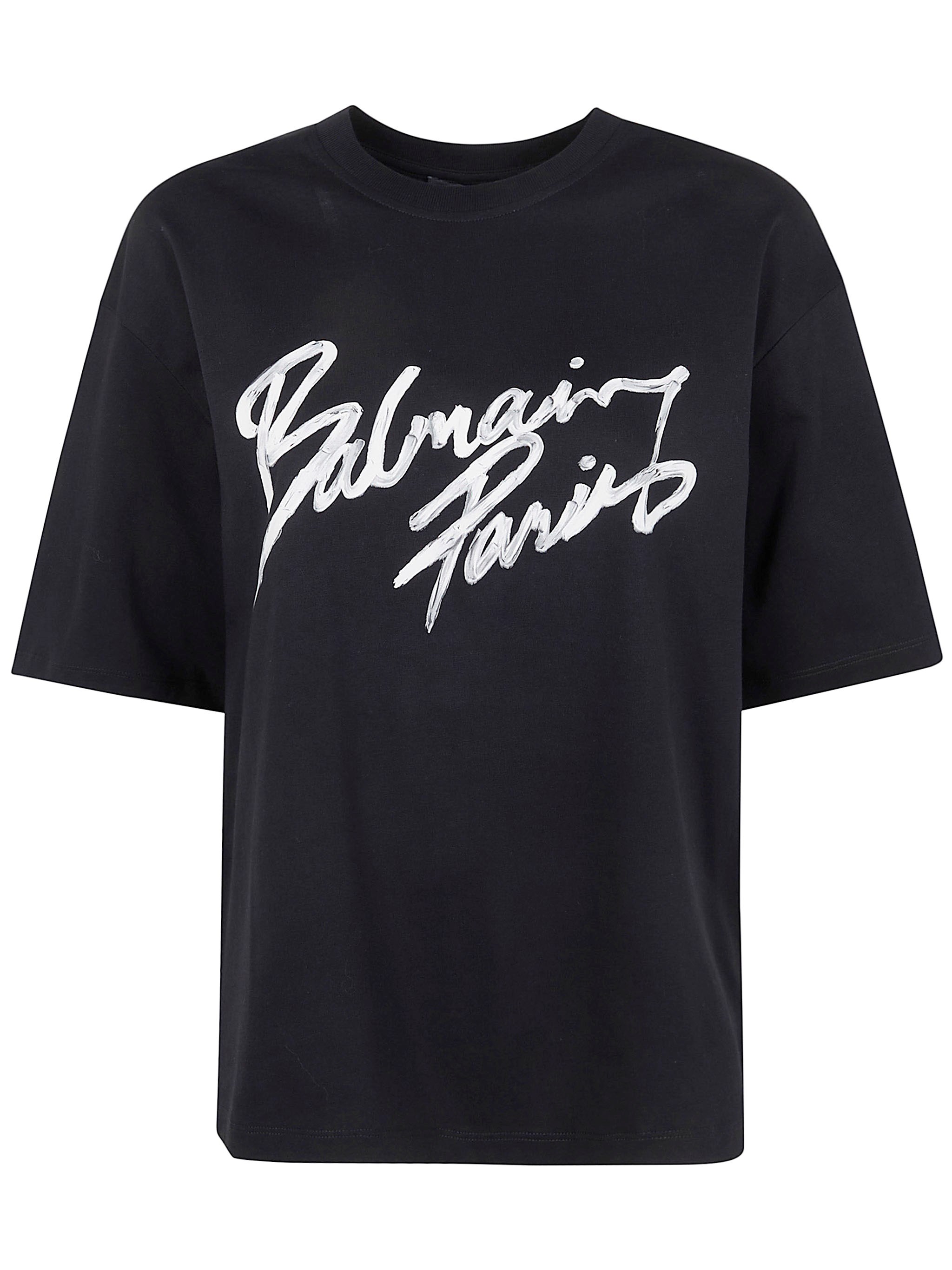 Emporio Armani Short Sleeves "balmain Paris Bulky" T-shirt