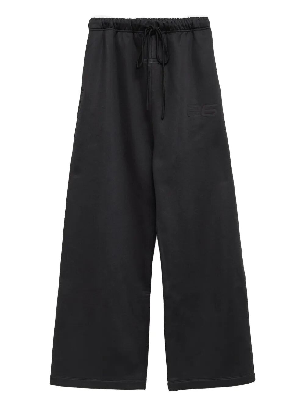 Essentials Drawstring Track Pants In Black