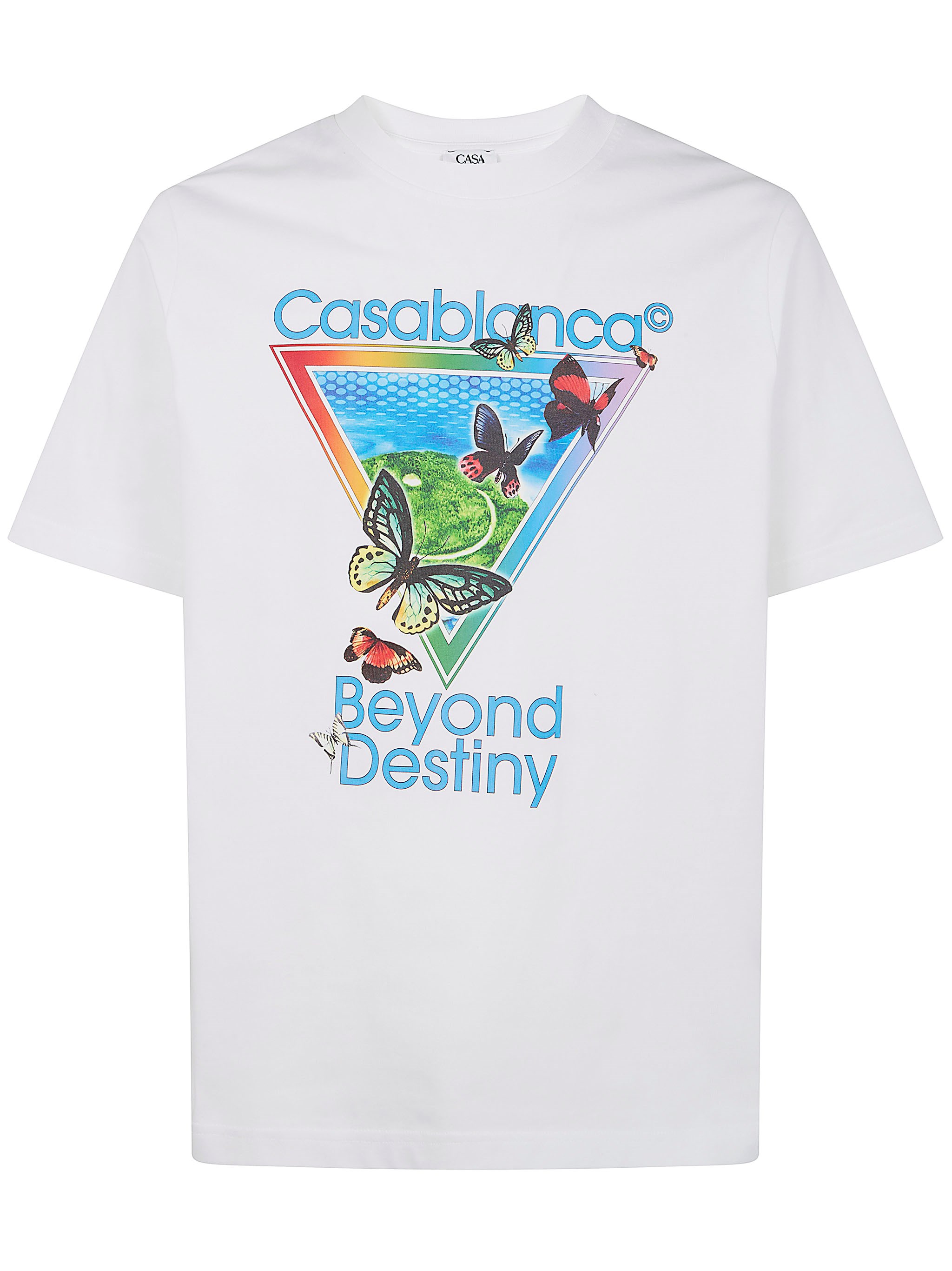 Casablanca 'Tennis Club Icon Beyond Destiny Print' Classic T-Shirt