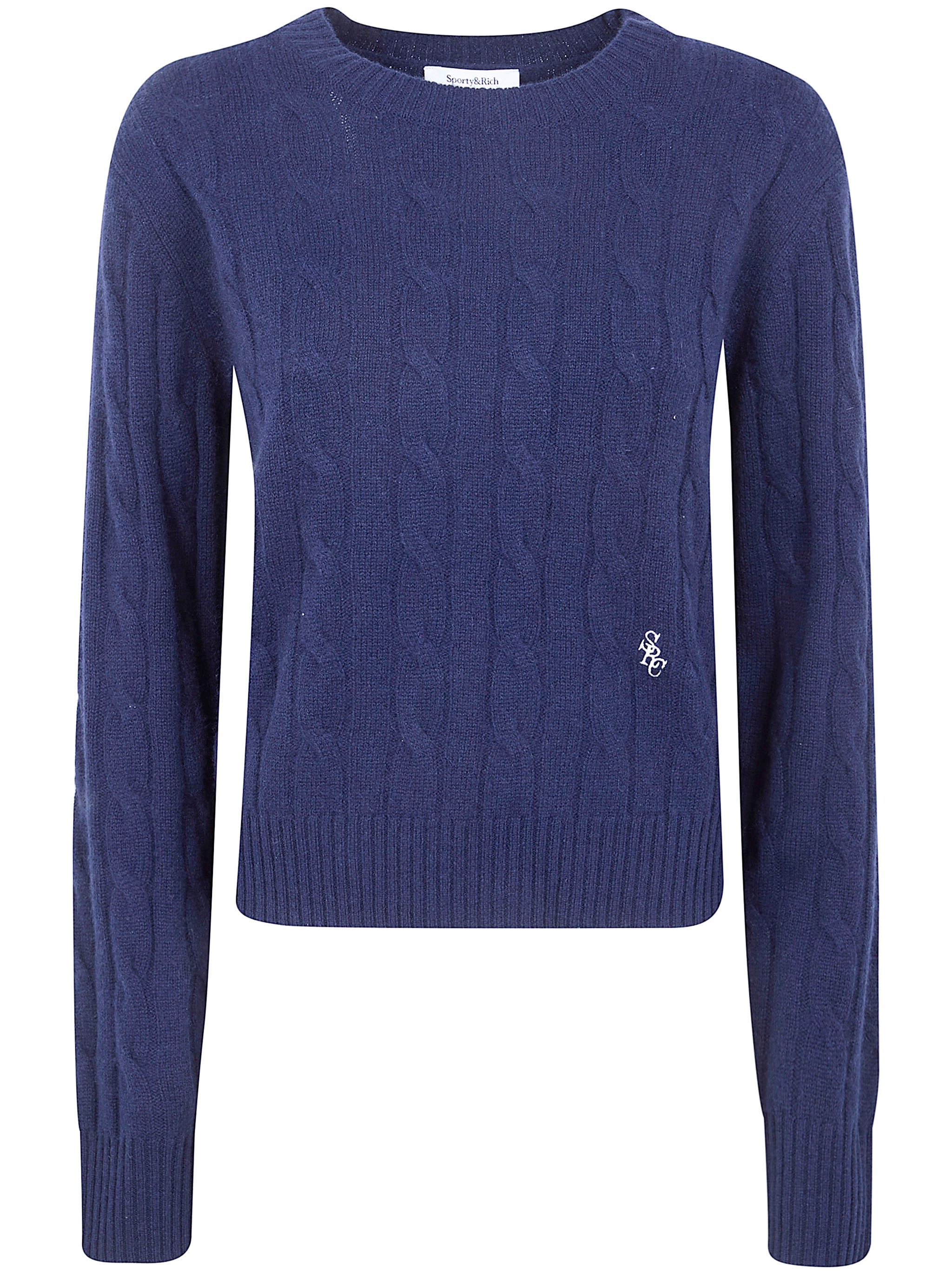 "Src" Cableknit Cashmere Sweater