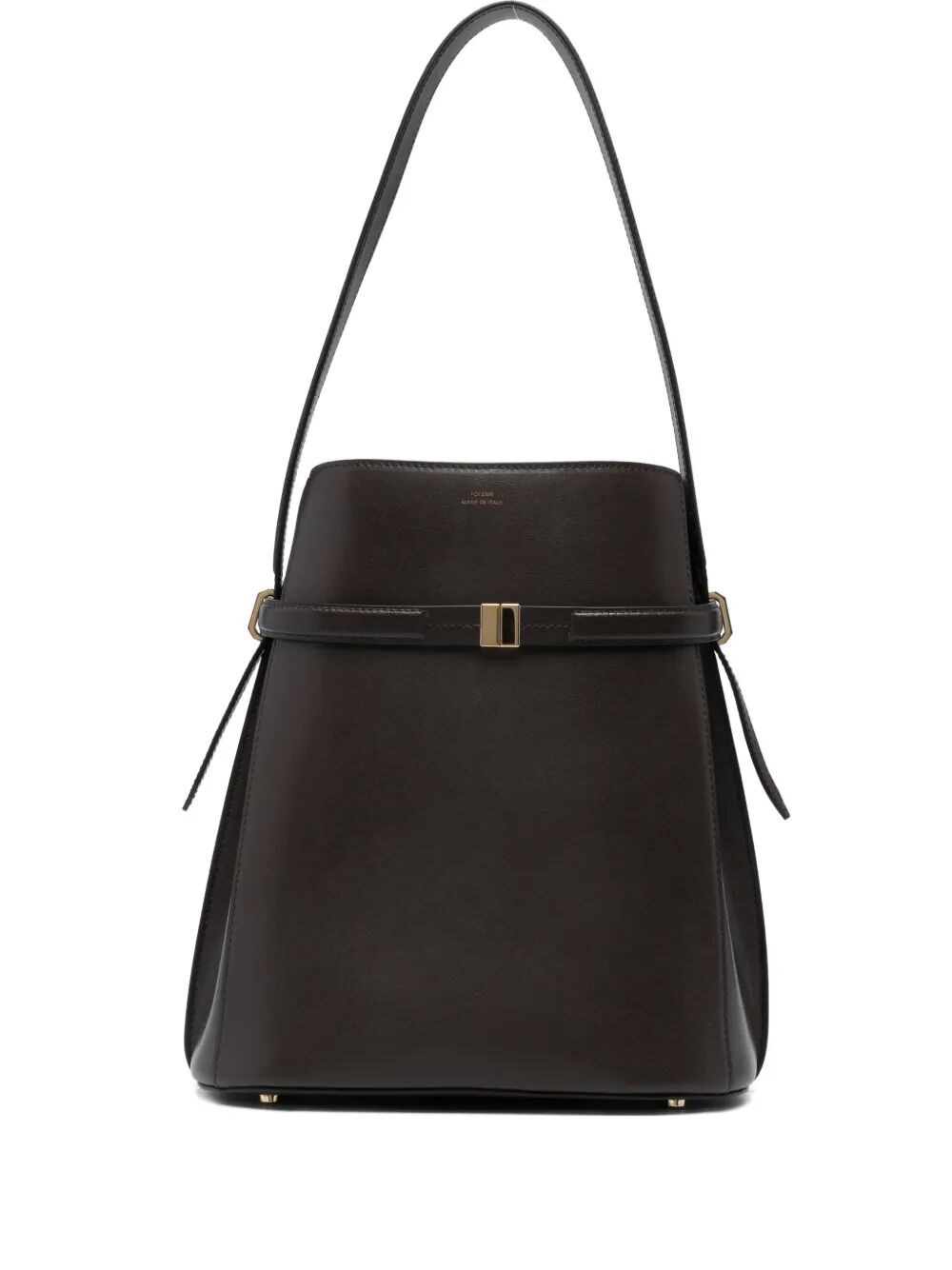 TOTEME “Belted Leather” Bucket Bag