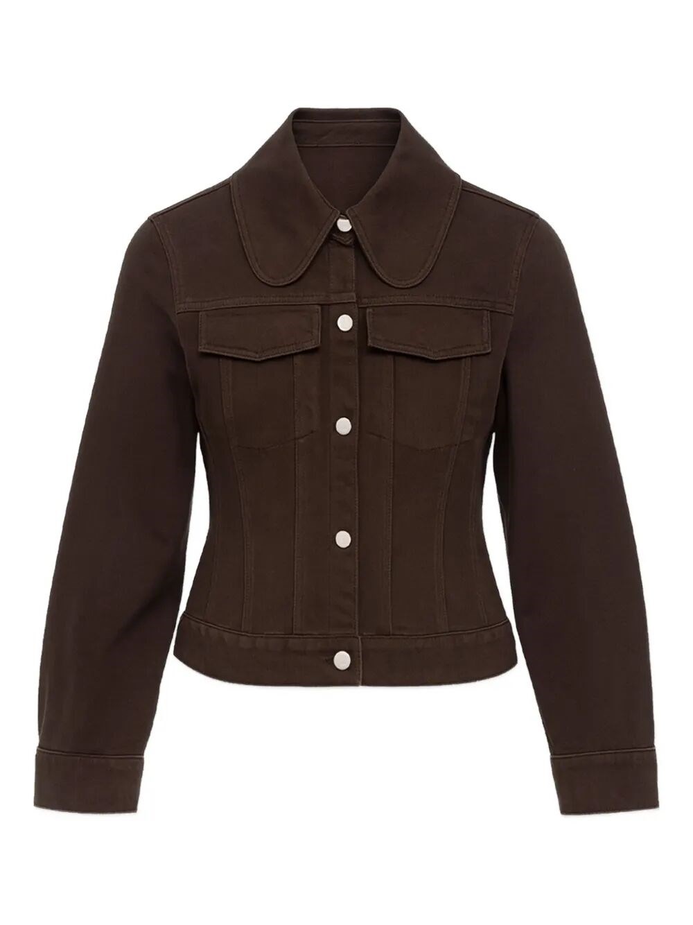 By Malene Birger "villies" Double Breasted Coat In Brown