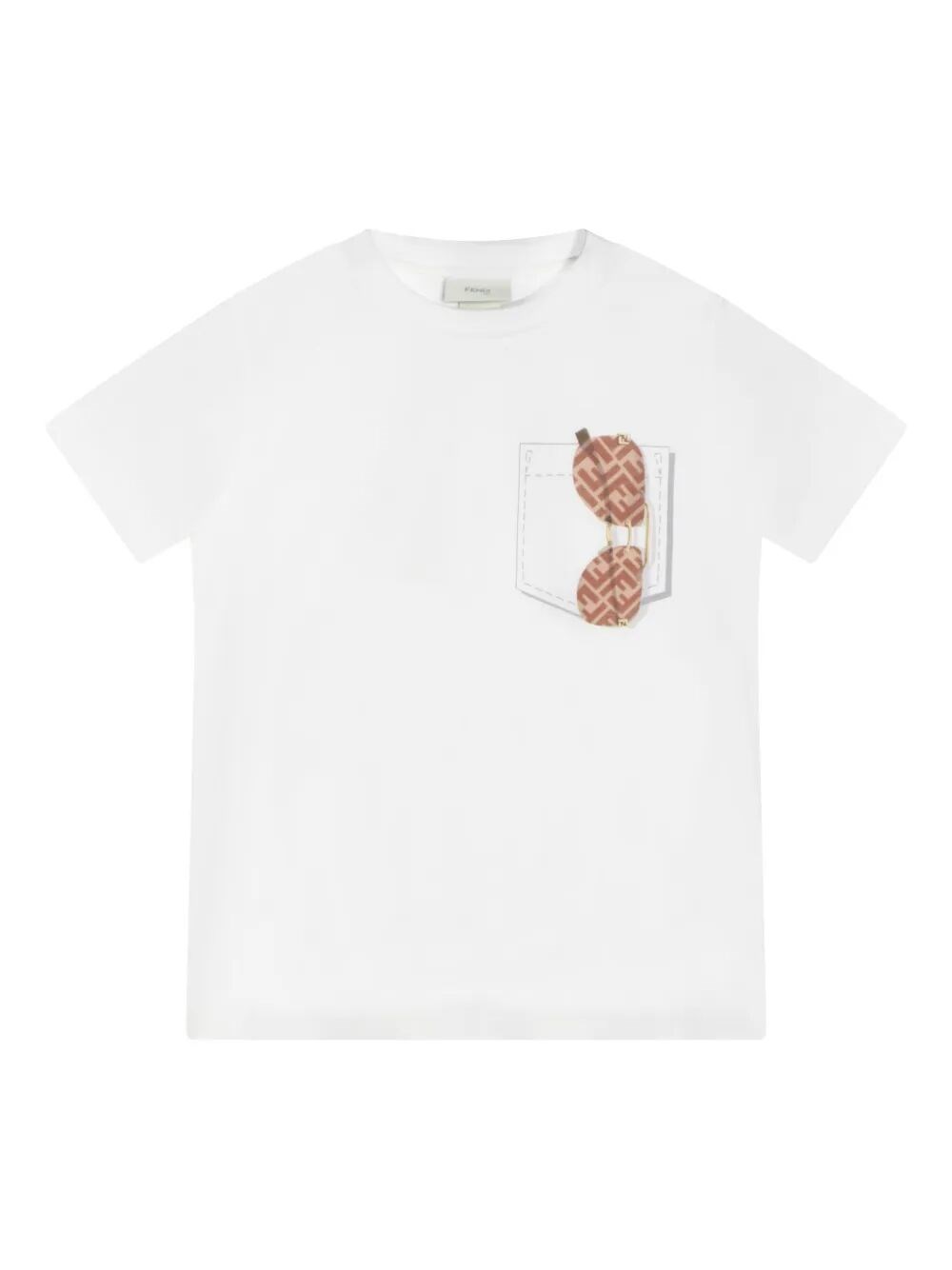 FENDI FENDI KIDS Tinto Jersey T-Shirt　FENDI KIDS ティント ジャージ T シャツ