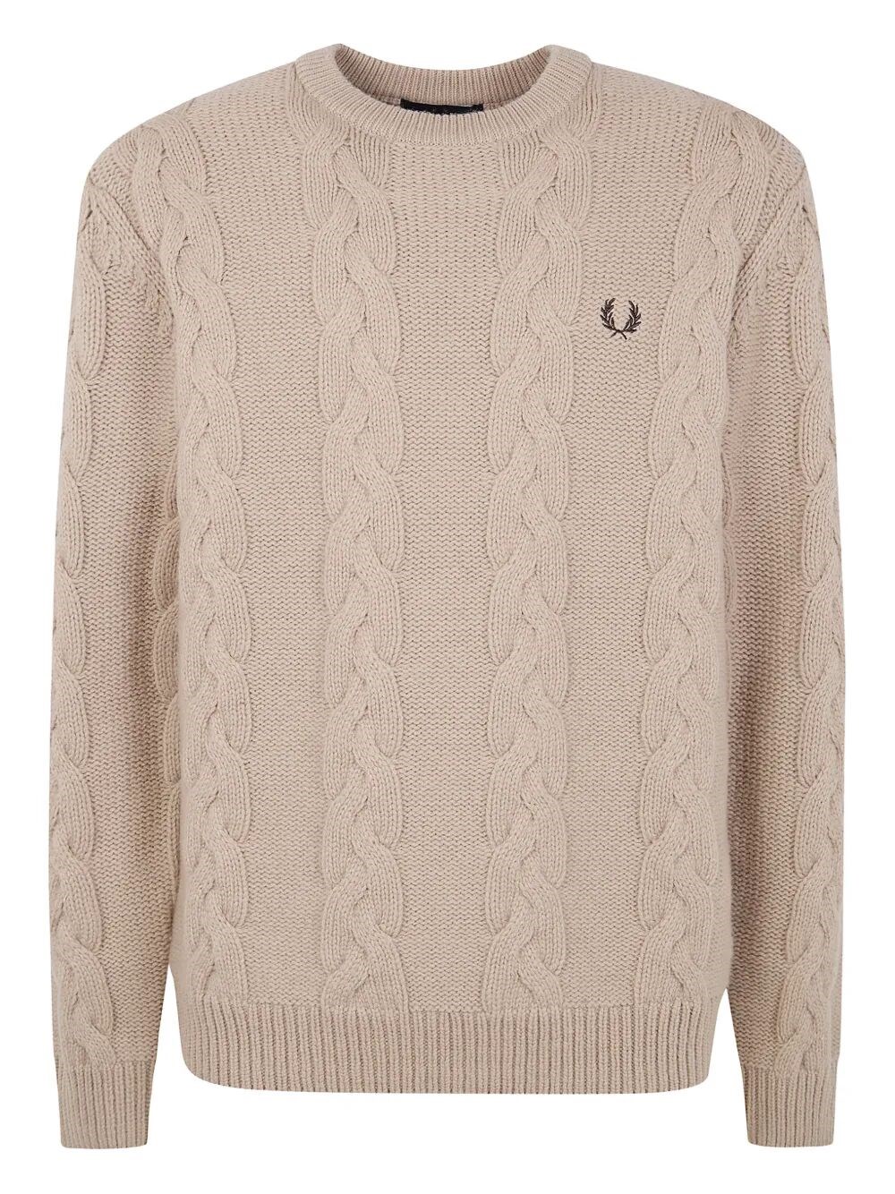 FRED PERRY "Fred Perry" Chunky Cable Knit Jumper