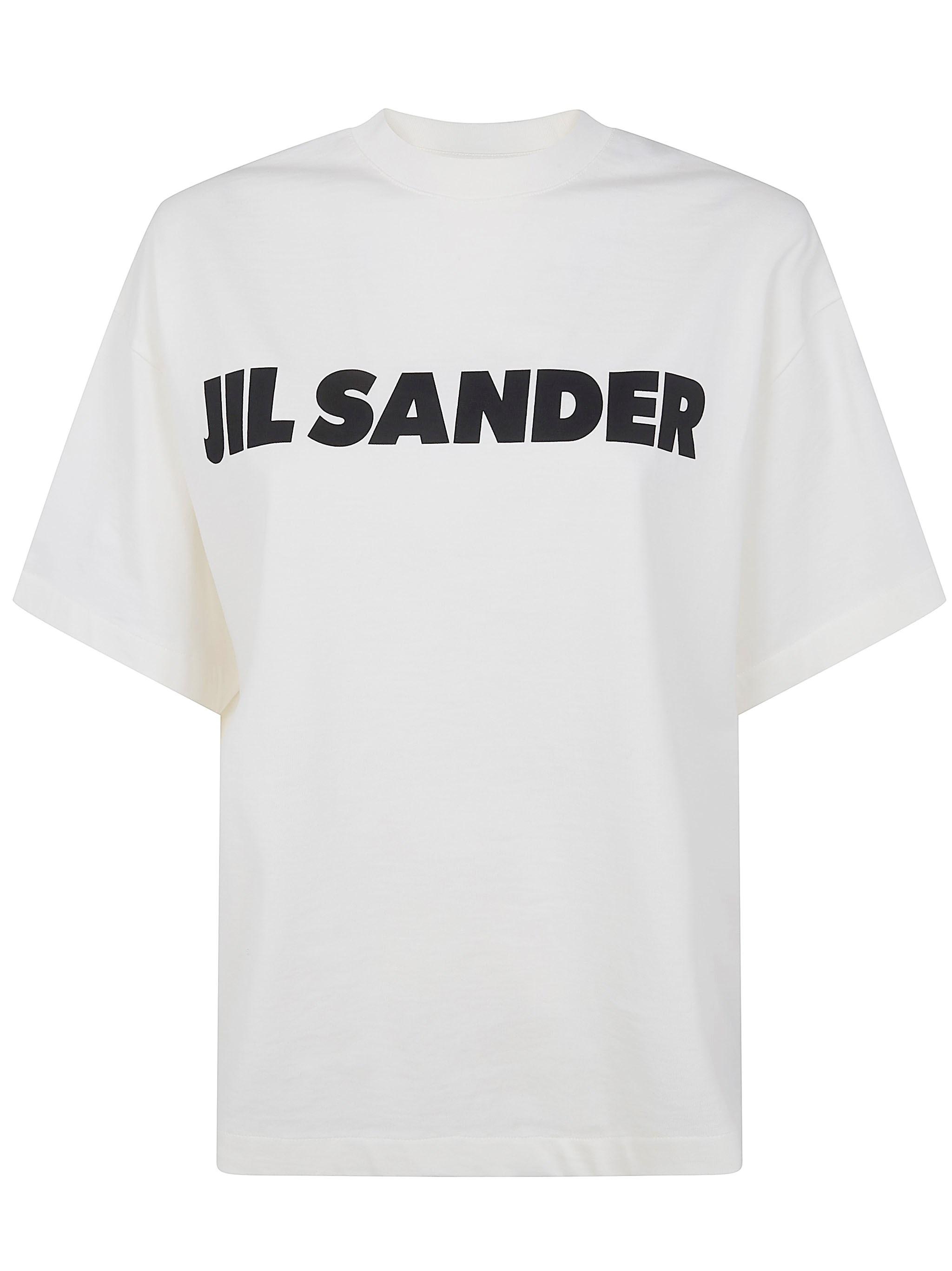 JIL SANDER Crewneck Short Sleeves Classic Print T-Shirt