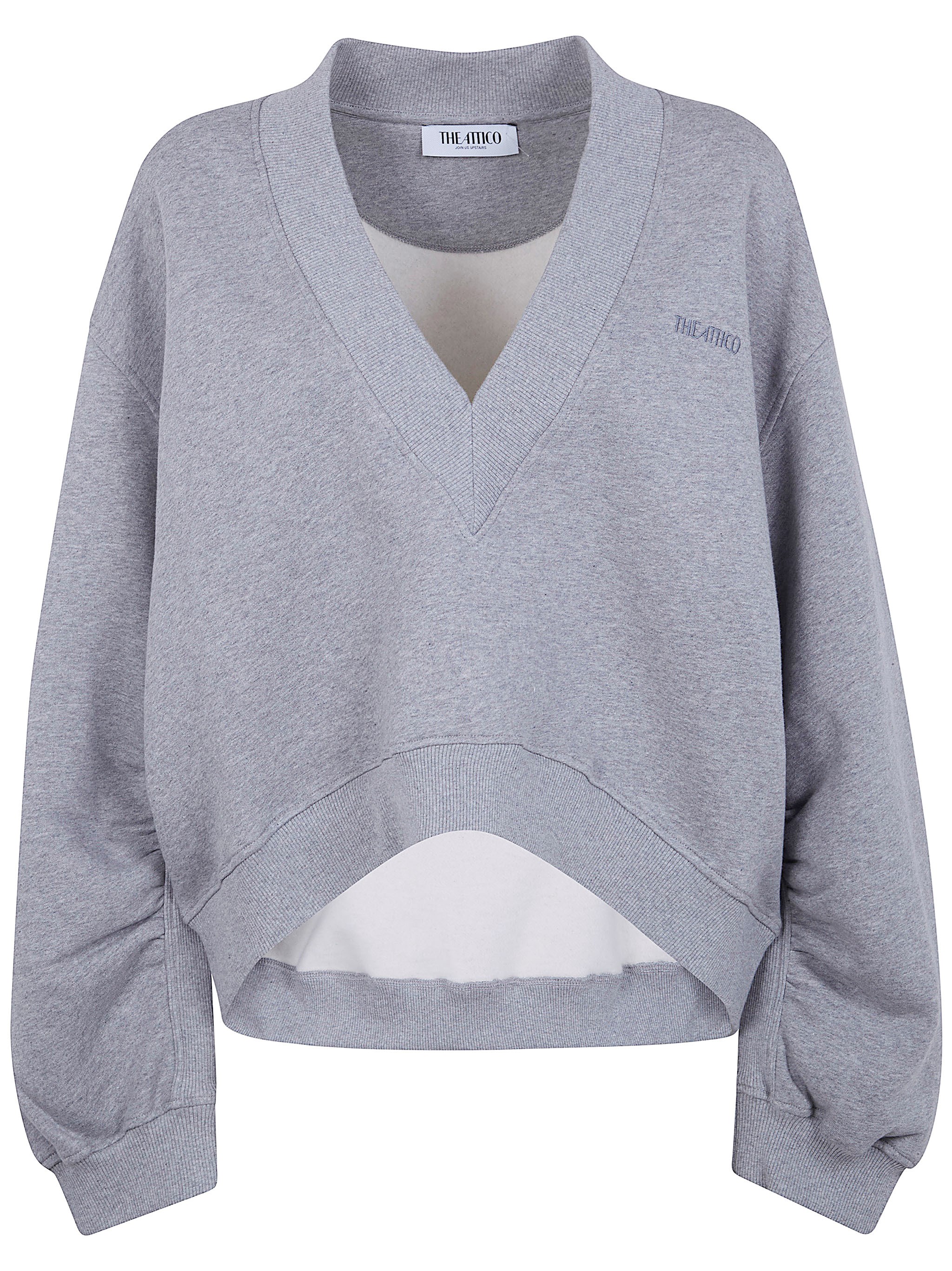 THE ATTICO V Neck Sweatshirt