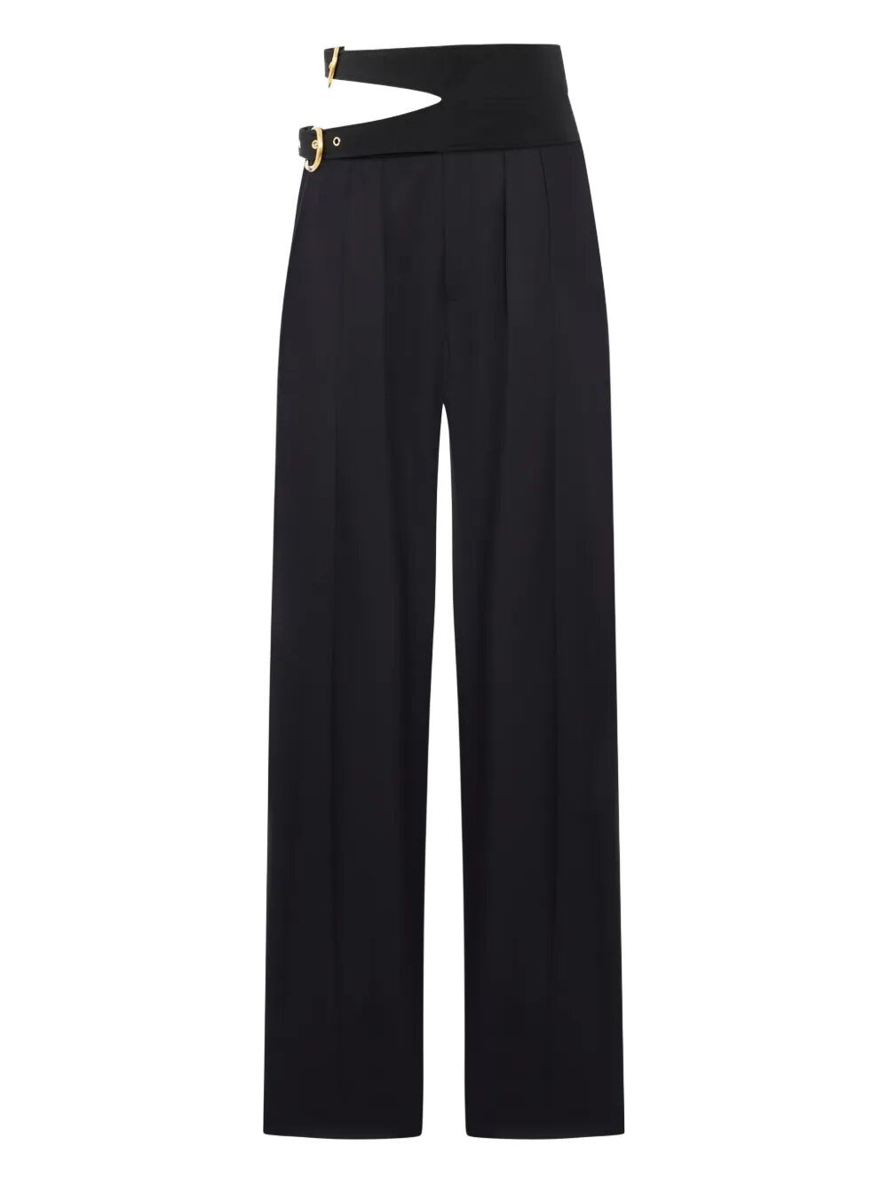 Chloé Classic High Waisted Pencil Trousers In Black