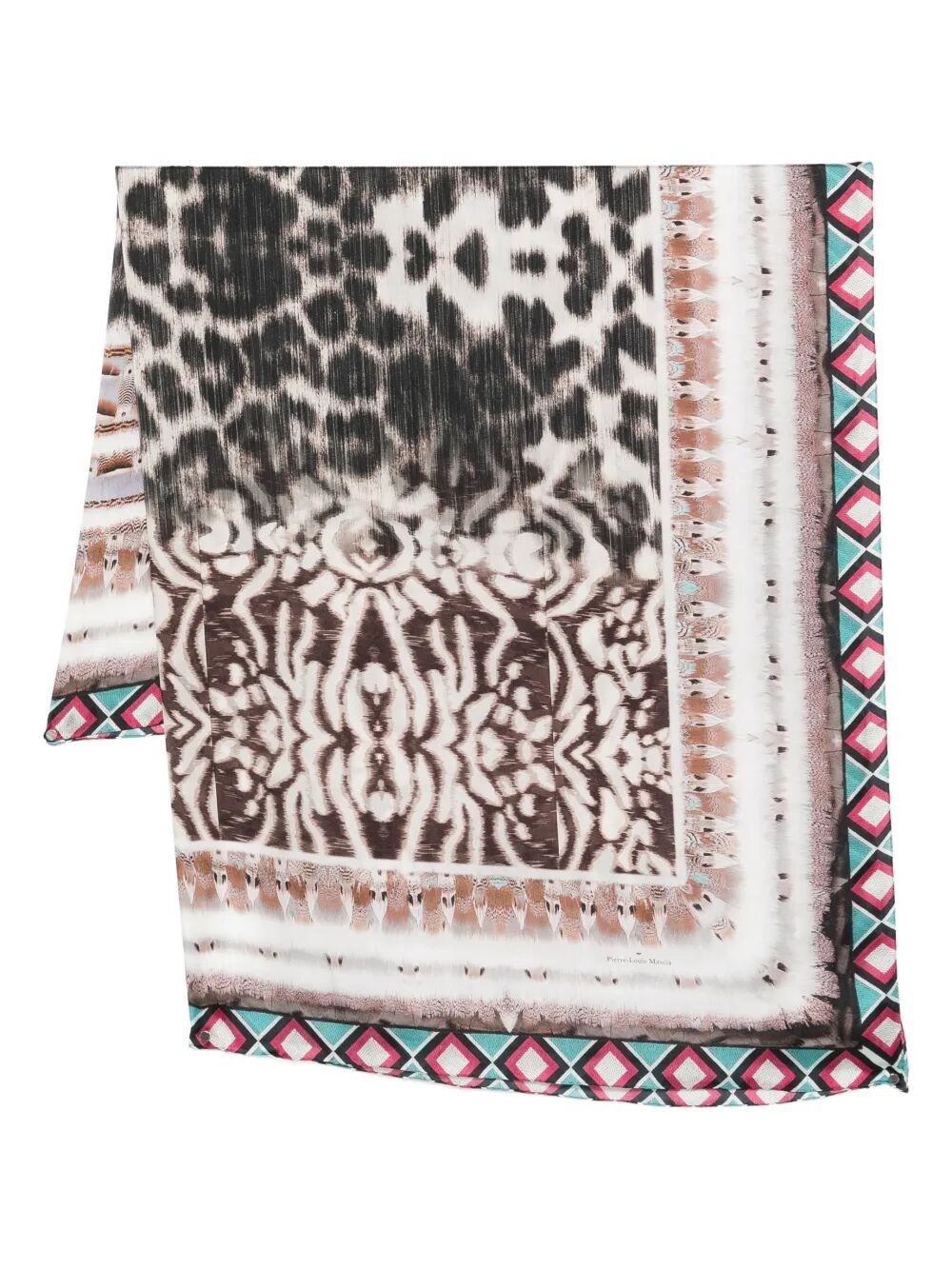 PIERRE LOUIS MASCIA "Molare" Hand Finish 135X135 Cm Scarf