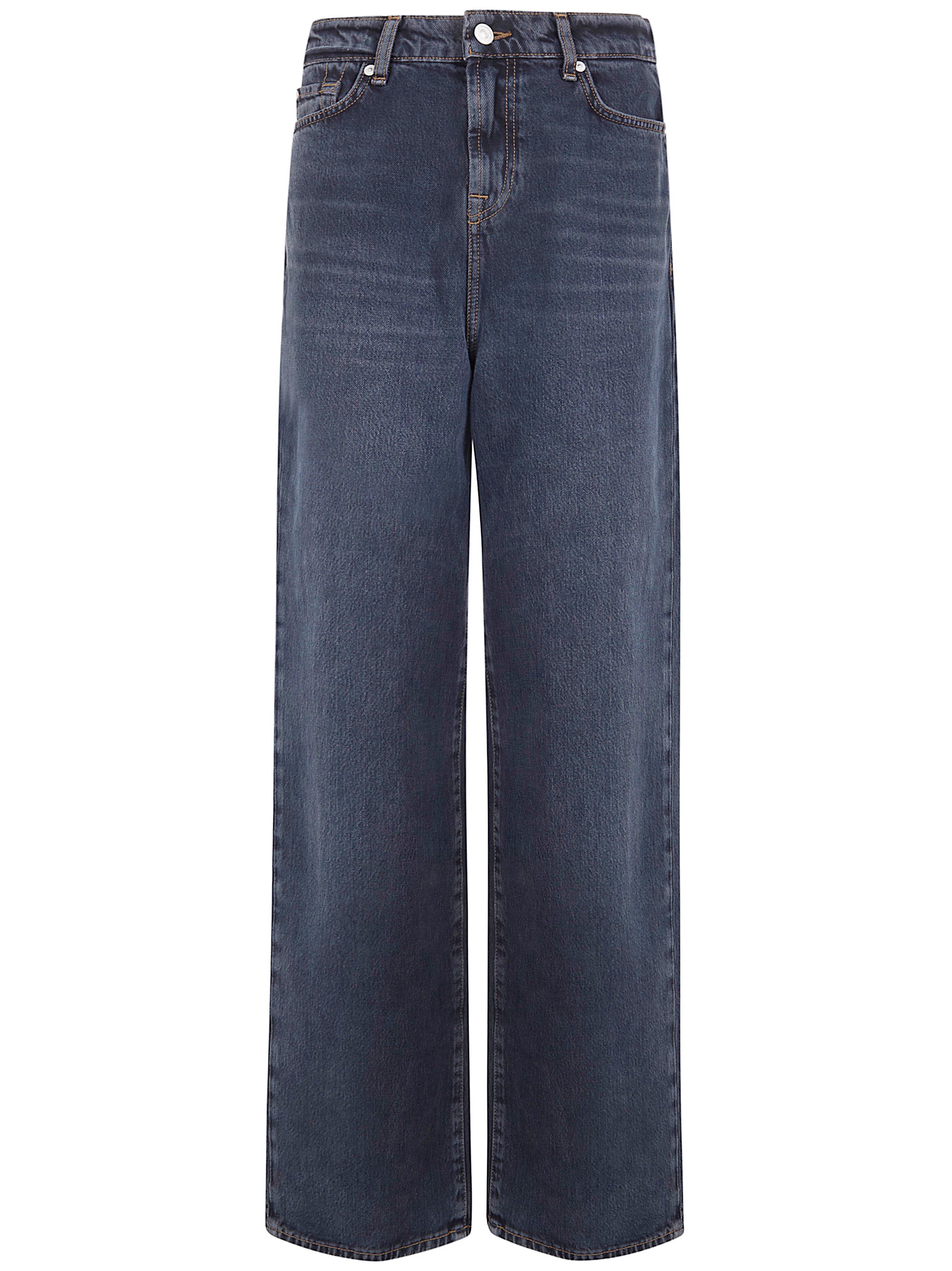 SEVEN FOR ALL MANKIND "Slouchy" Wide Leg Stormwave Jeans