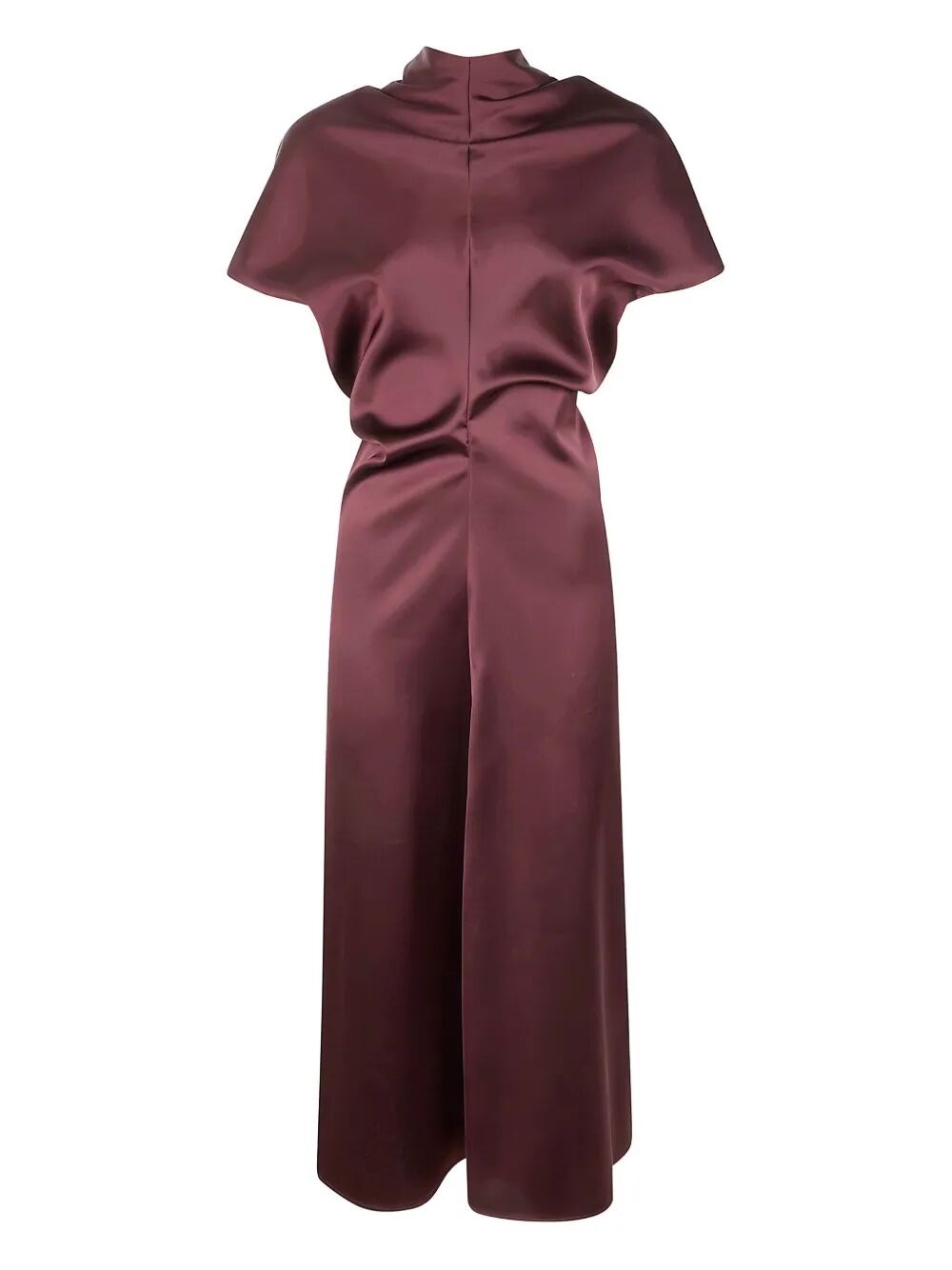 DRHOPE Bias Cut Satin Dress
