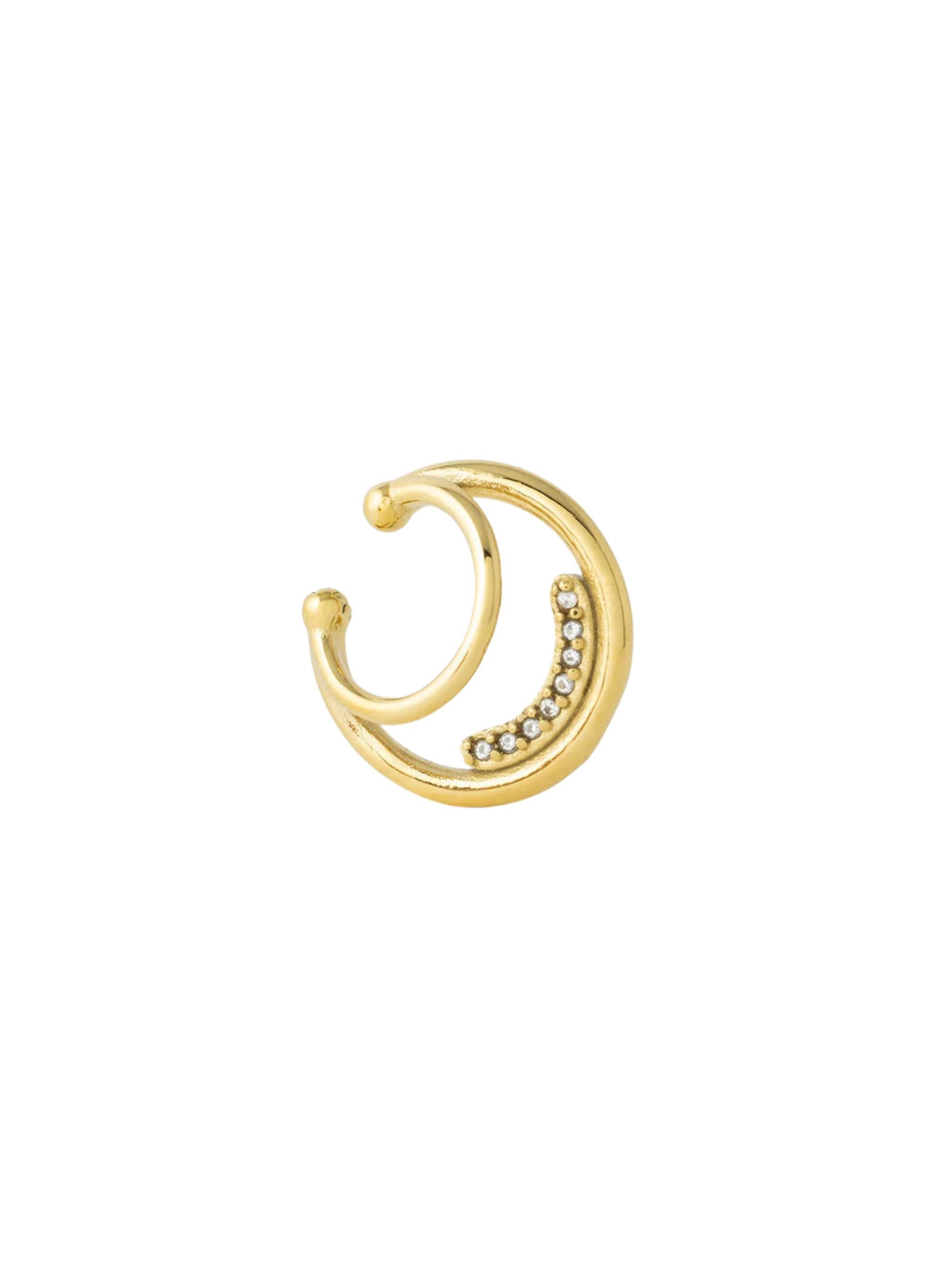 Yparis "maris G" Earcuff In Silver