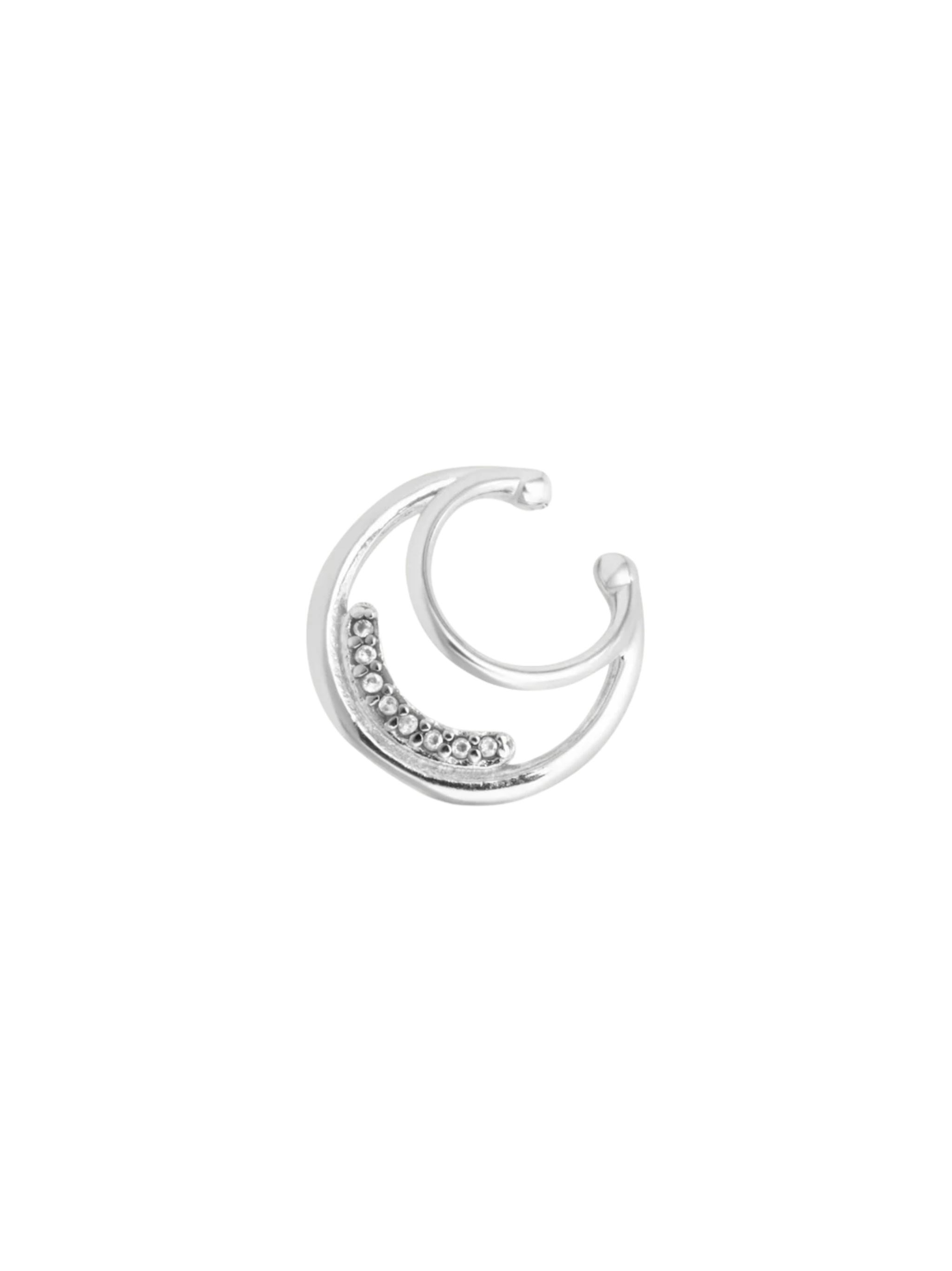 Yparis "maris S" Earcuff In Silver