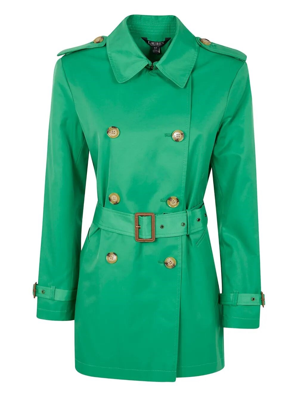 LAUREN RALPH LAUREN Double Breasted Belted Trench 30" Lined Coat