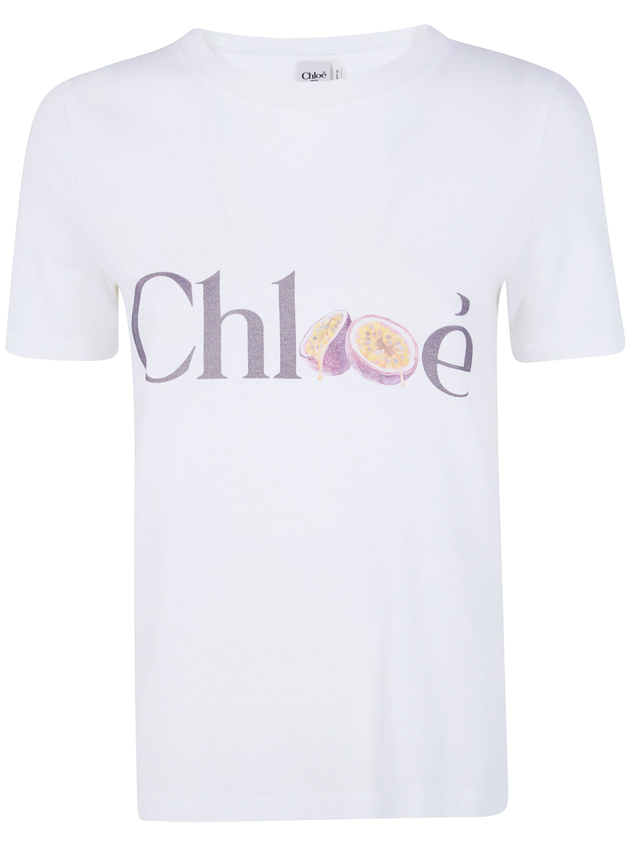 CHLOE Classic "Chloe" Printed T-Shirt　CHLOE クラシック「クロエ」プリント T シャツ CHLOE
