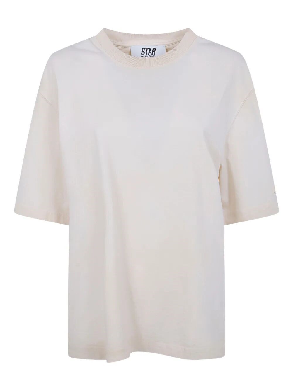 GOLDEN GOOSE "Star" Unisex Relaxed Fit T-Shirt Cotton Jersey Vintage T