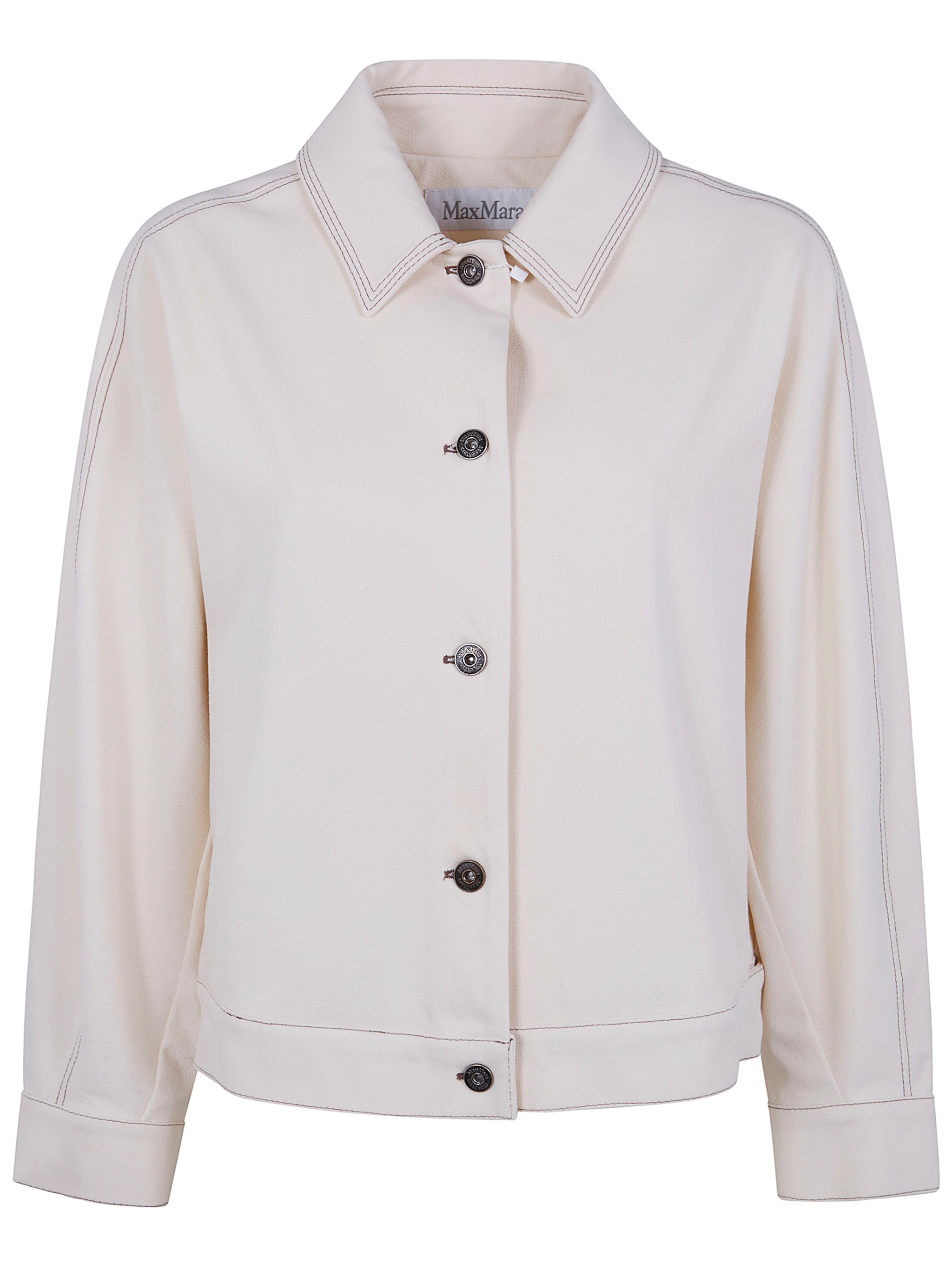 MAX MARA PURE "Mxpnettare" Denim Jersey Jacket　MAX MARA PURE "Mxpnettare" デニムジャージジャケット MAX