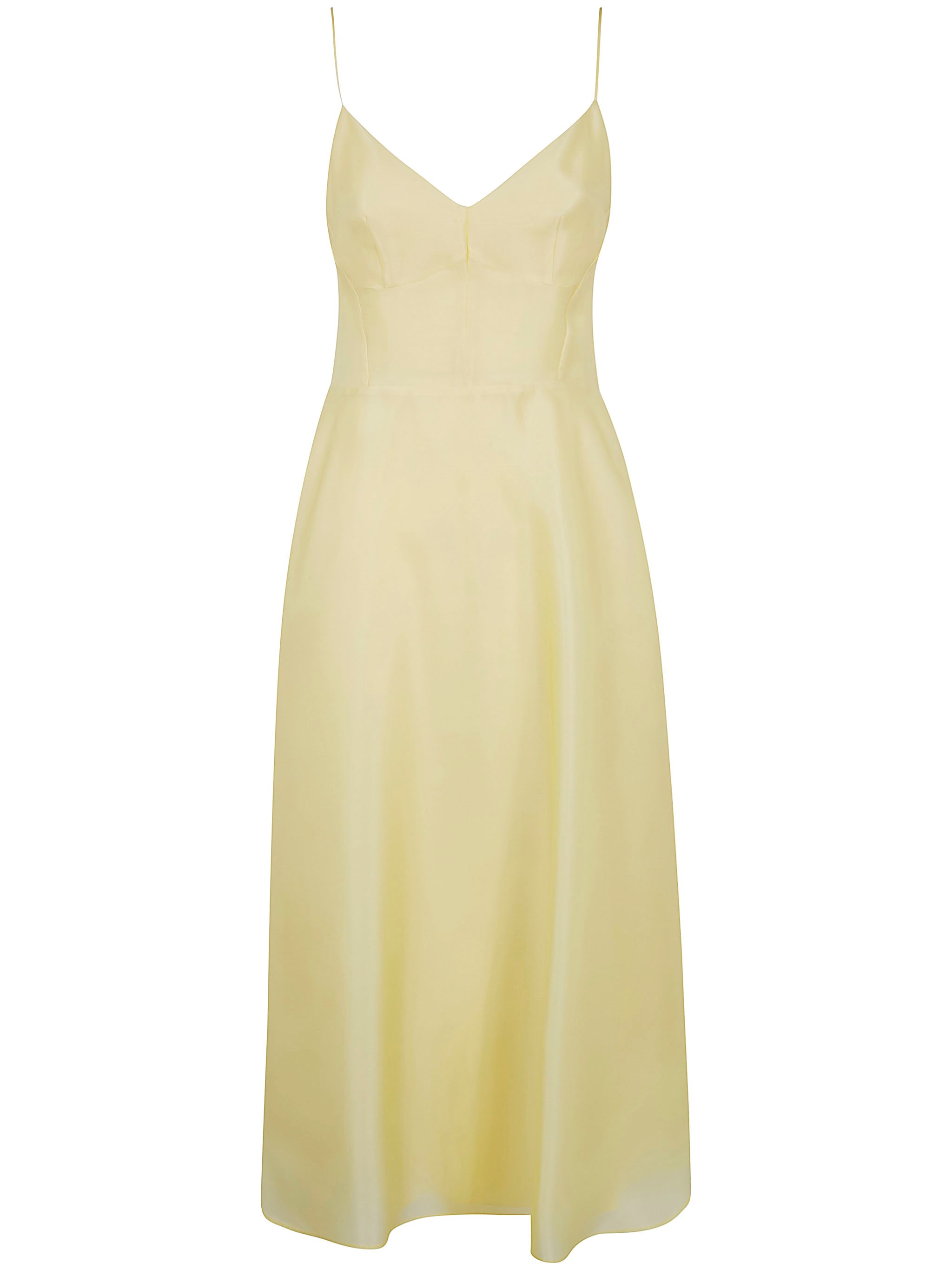 ALBERTA FERRETTI Triple Organza Midi Round Dress
