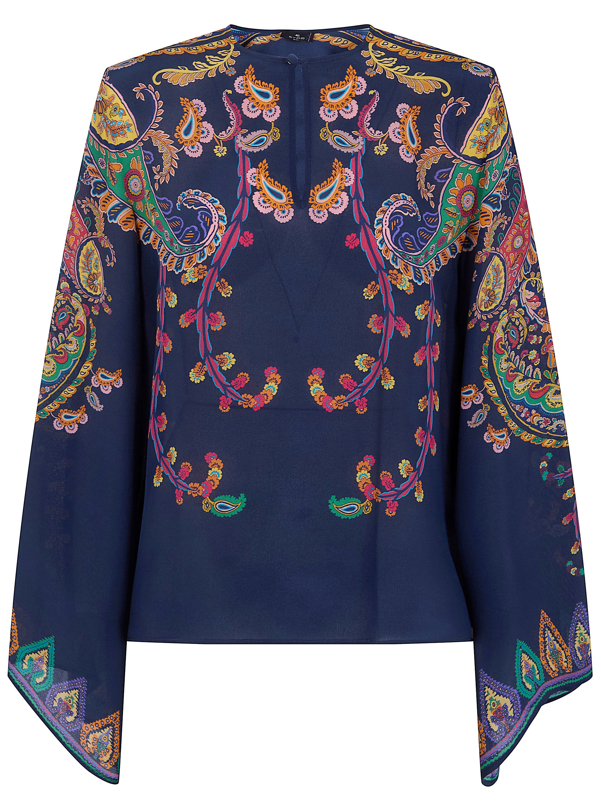 ETRO Printed Scarf Cape