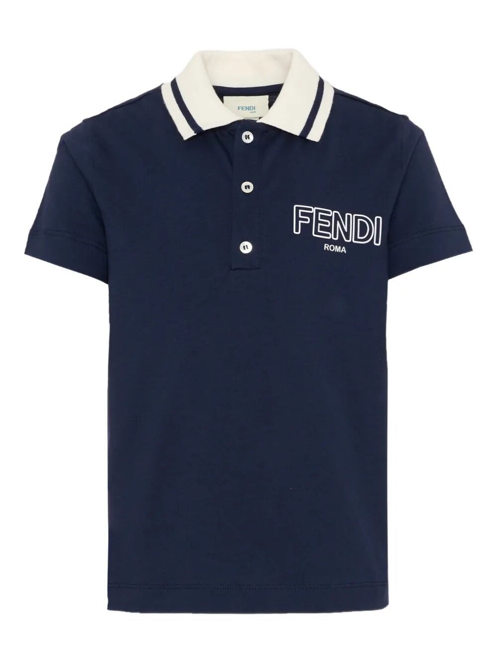 FENDI KIDS Tinto Jersey Polo Shirt