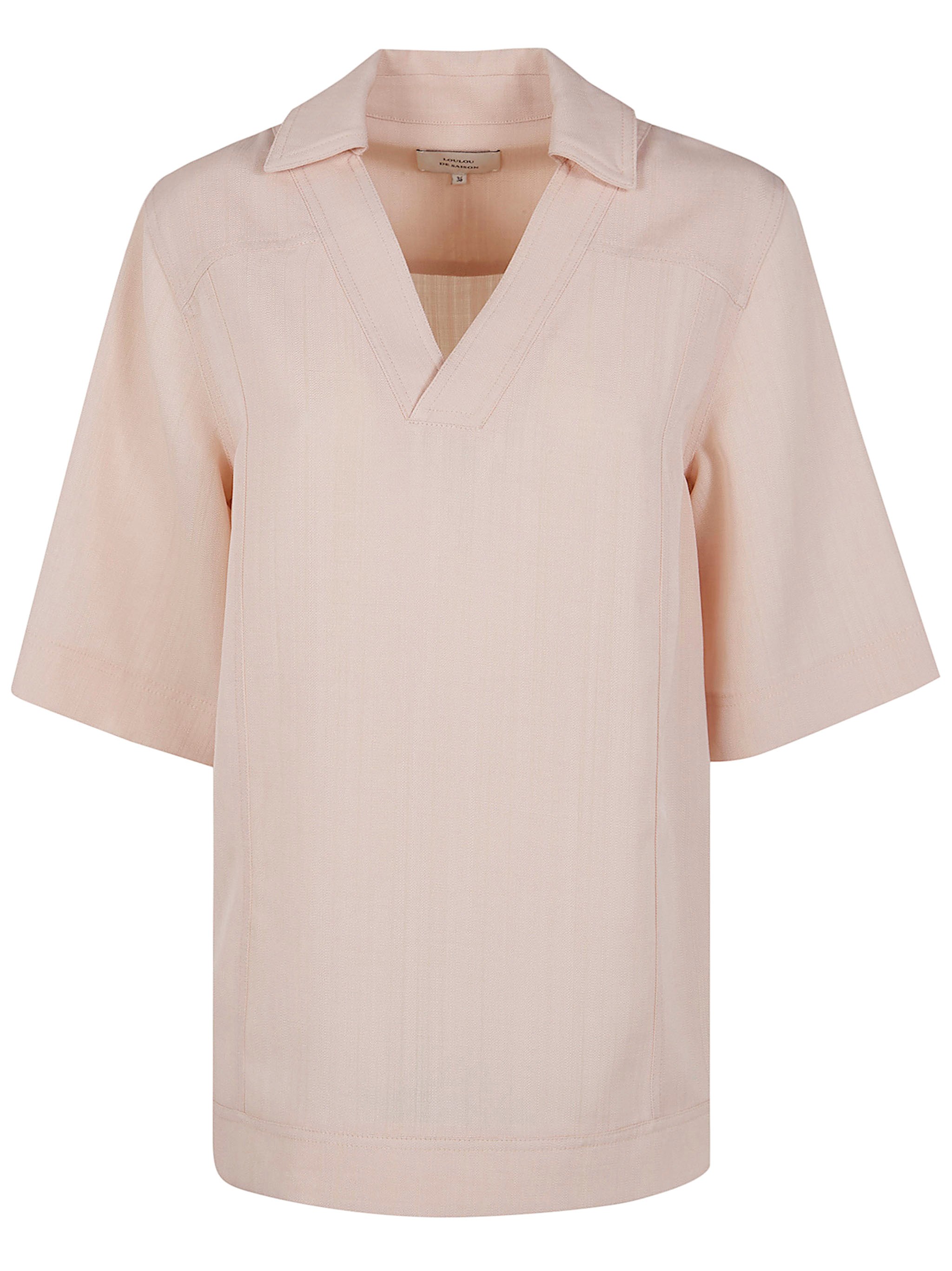 LOU LOU DE SAISON "Ermo" Oversized Polo Shirt