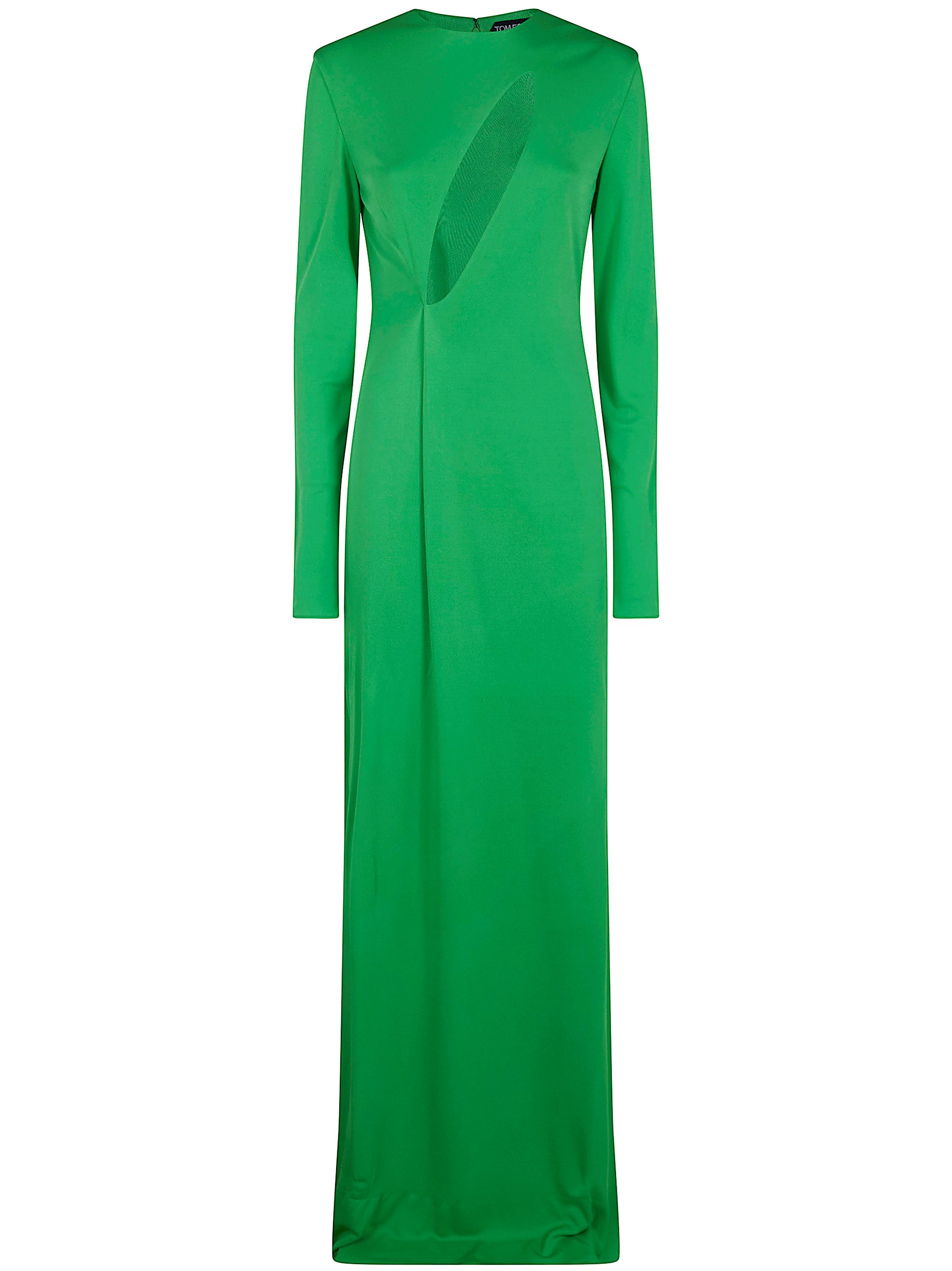 TOM FORD TOM FORD Crepe Jersey Long Sleeve Evening Dress　TOM FORD クレープジャージー長袖イブニングドレス