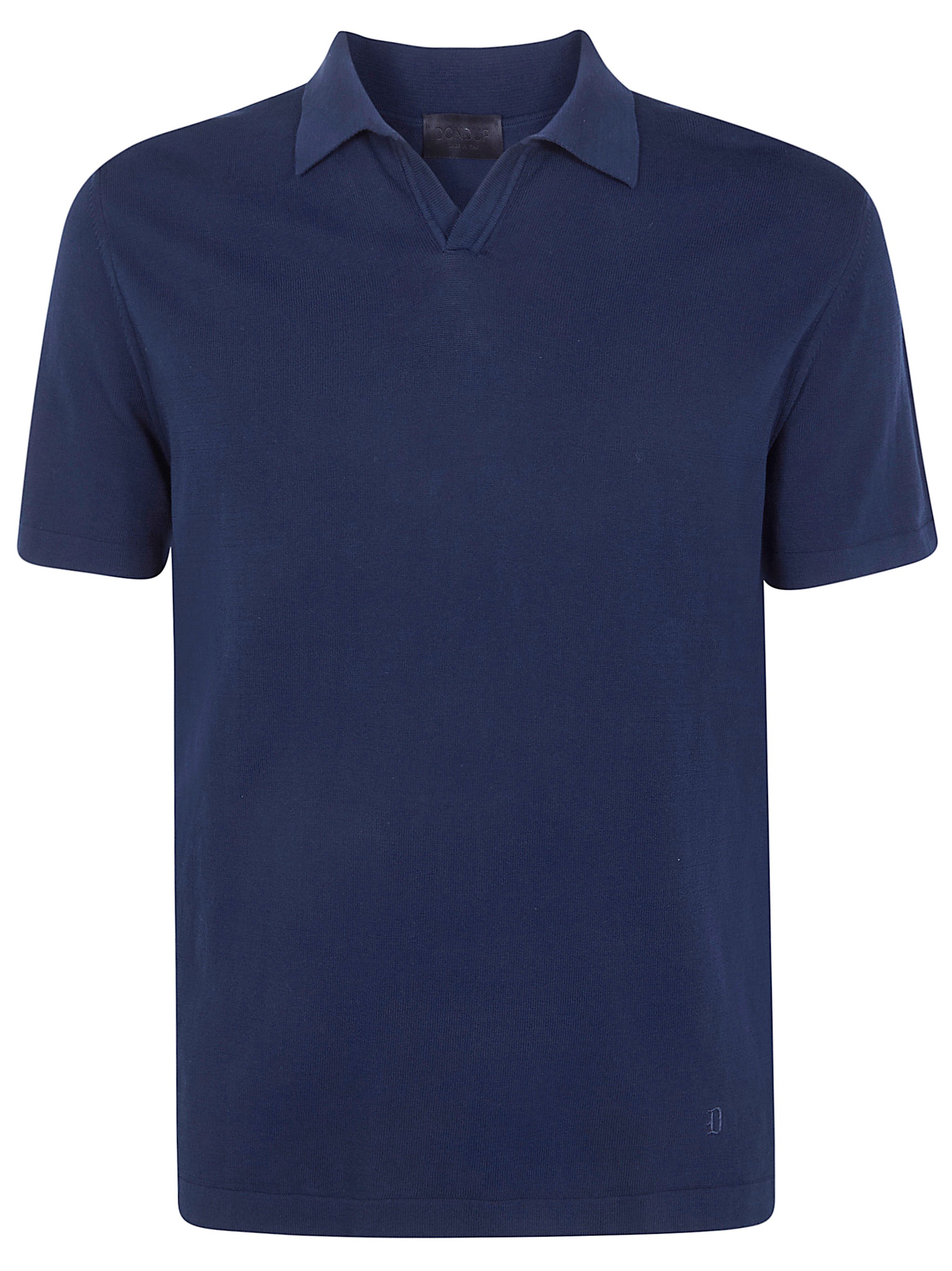 DONDUP Crepe Cotton F.14 Regular Fit Polo Shirt