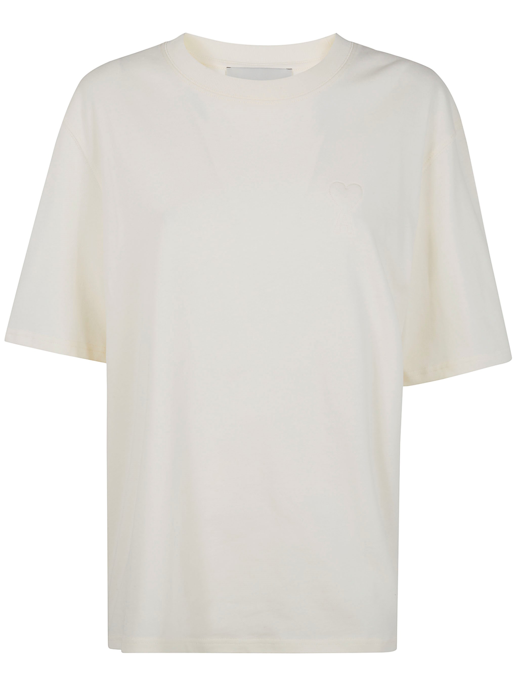 Camiseta AMI Alexandre Mattiussi con logo Ami de Coeur en relieve