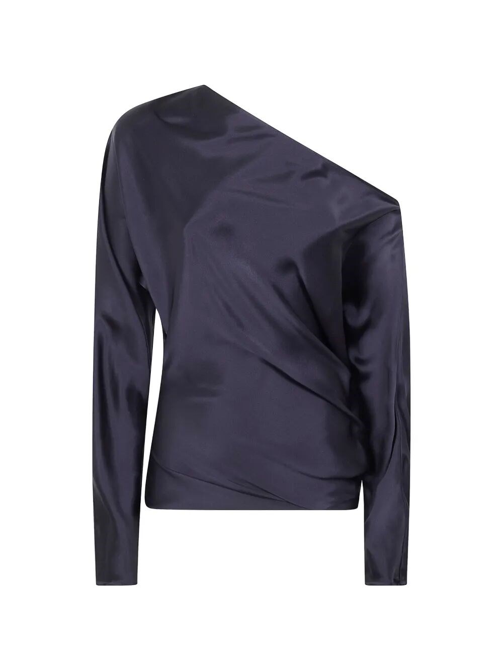 ANN DEMEULEMEESTER "Roos Bias" Cut Drop Shoulder Top