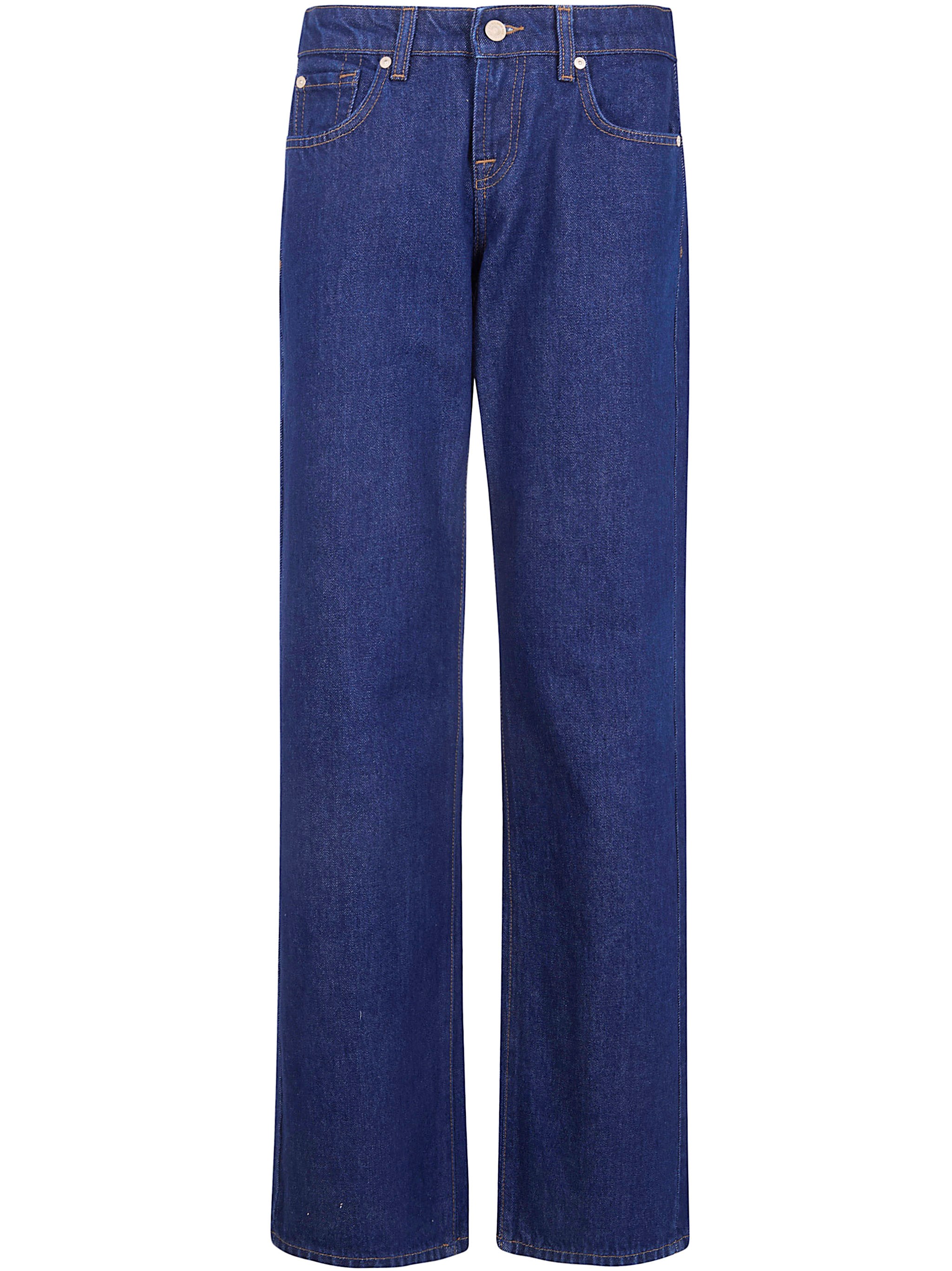 SEVEN FOR ALL MANKIND "Low" Straight Indigo Soul Jeans