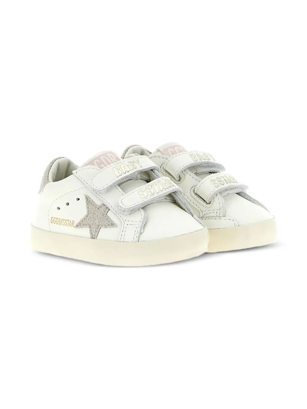 GOLDEN GOOSE KIDS "Baby School" Nappa Upper And List Glitter Star And　GOLDEN GOOSE KIDS「ベイビースクール」ナッパアッパーとリストグリッタースターと GOLDEN