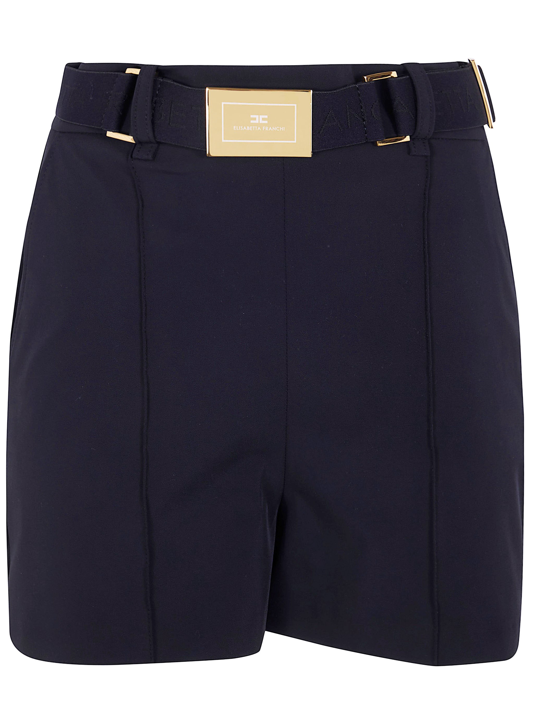 ELISABETTA FRANCHI Belted Shorts