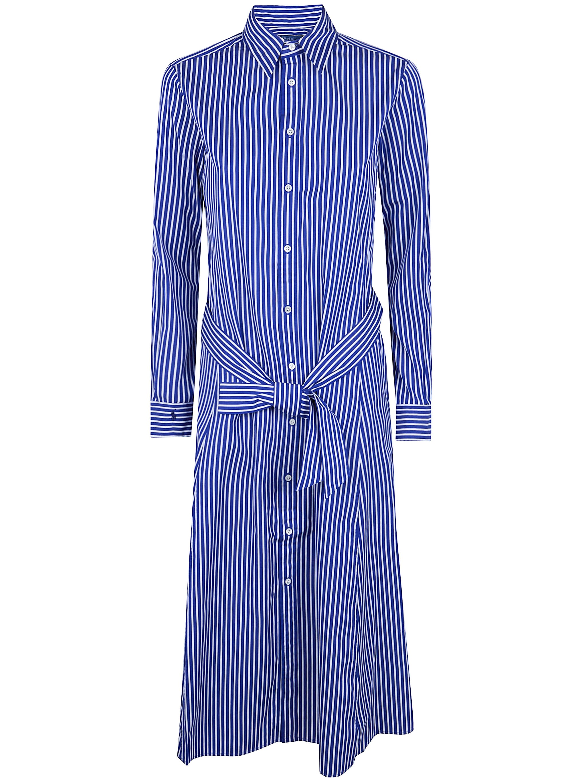 POLO RALPH LAUREN Long Sleeves Midi Day Dress