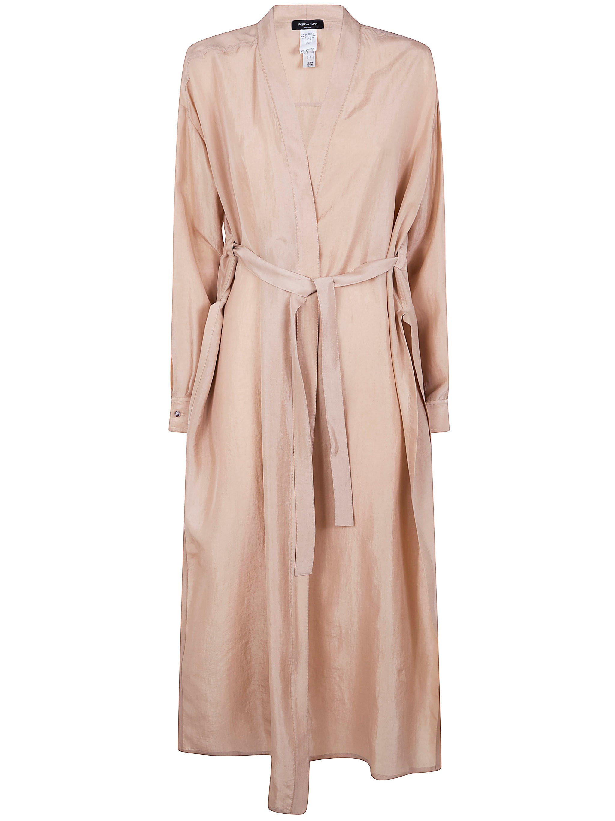 FABIANA FILIPPI Campagna Belted Long Coat