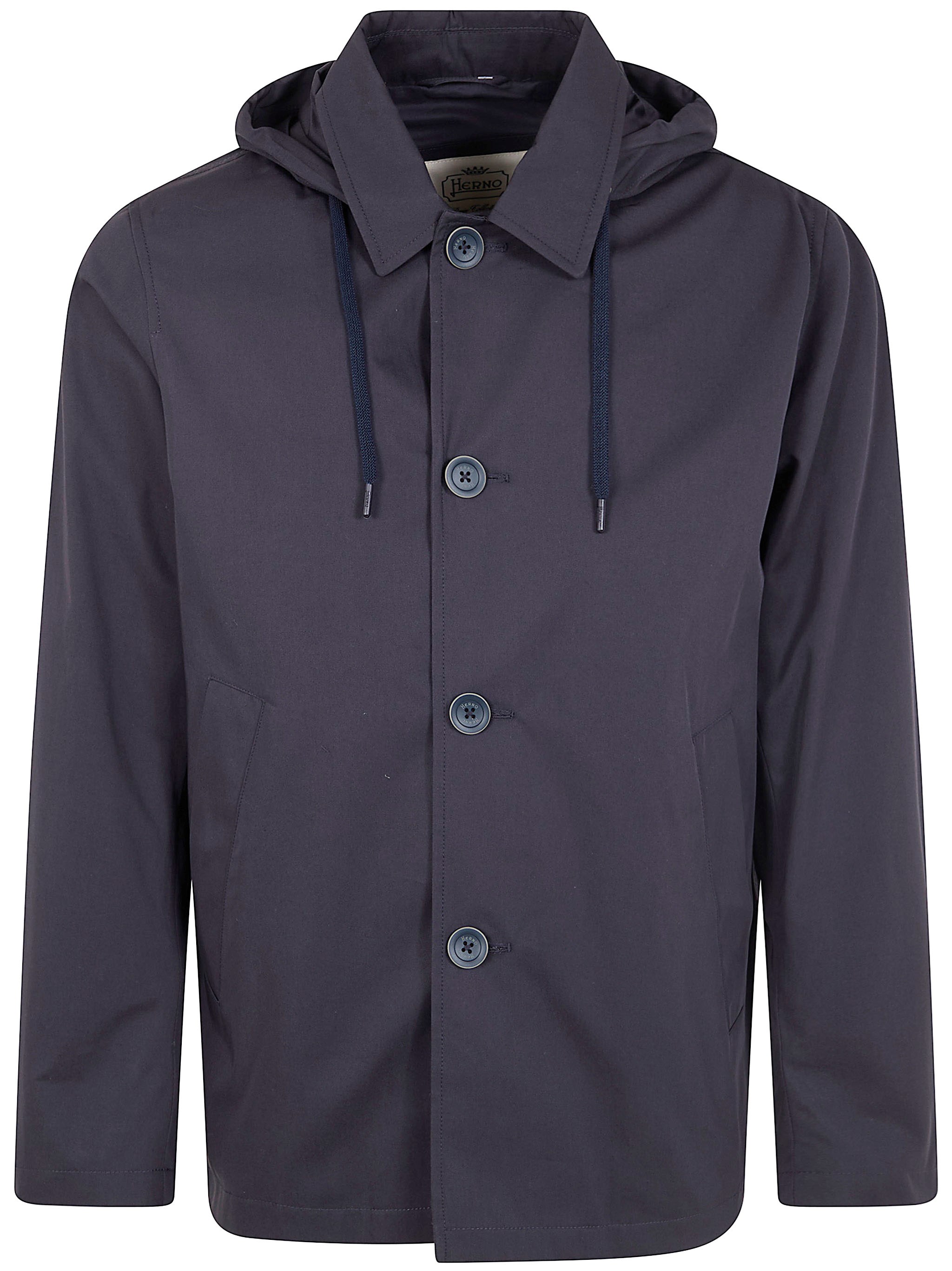 HERNO Cropped Hooded Jacket