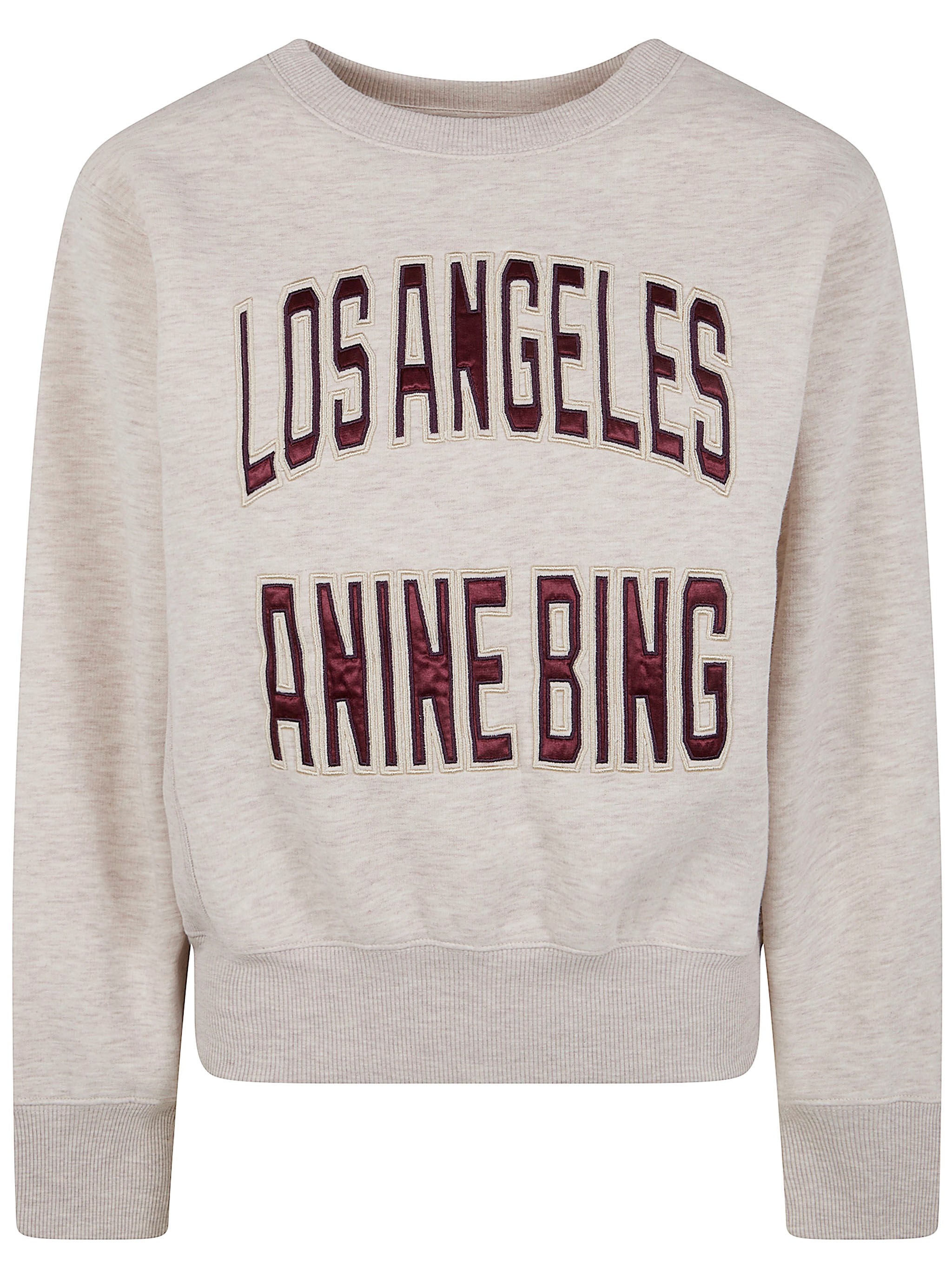 ANINE BING "Harry" Shrunken Sweatshirt La